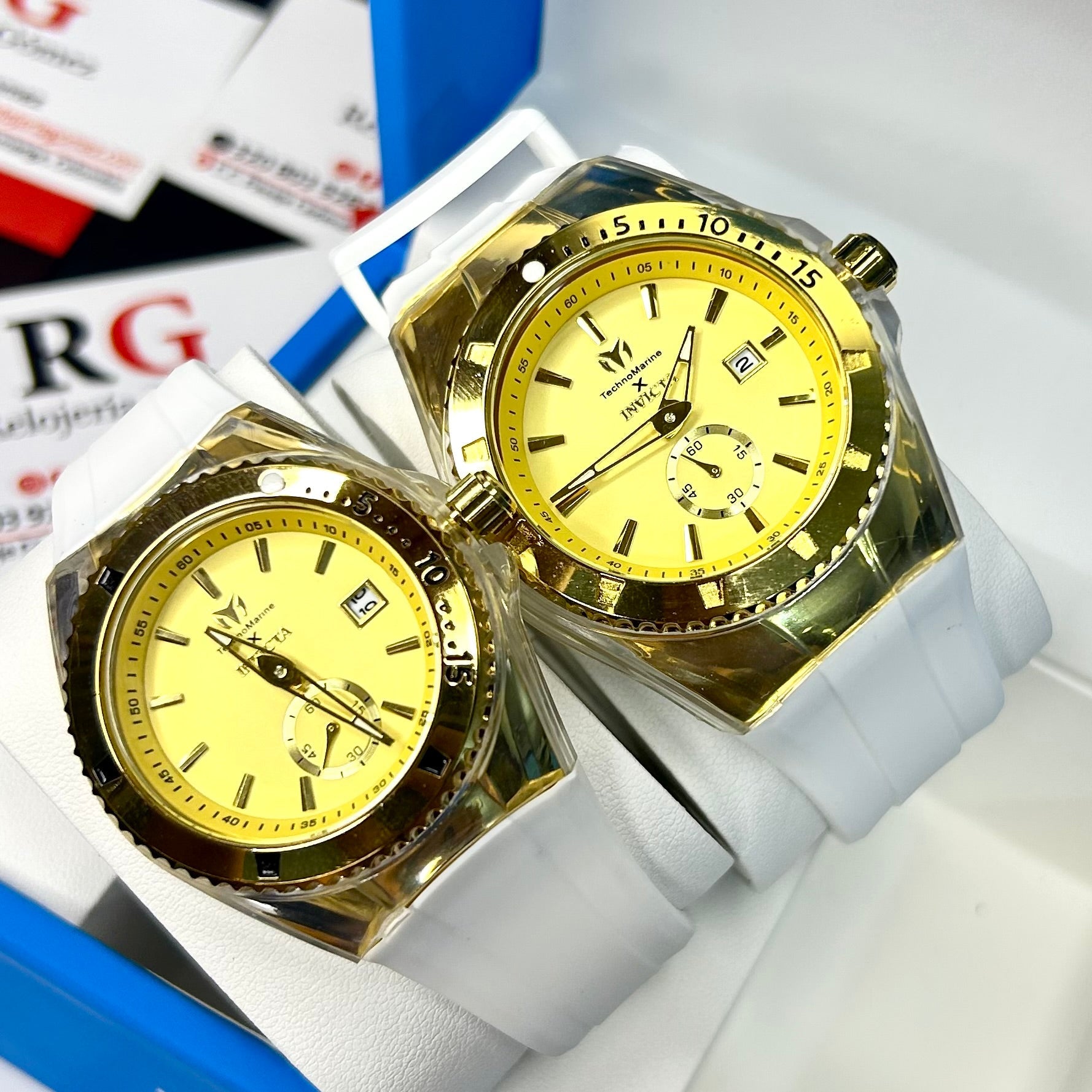 PAREJA INVICTA x TECHNOMARINE  REF-BD