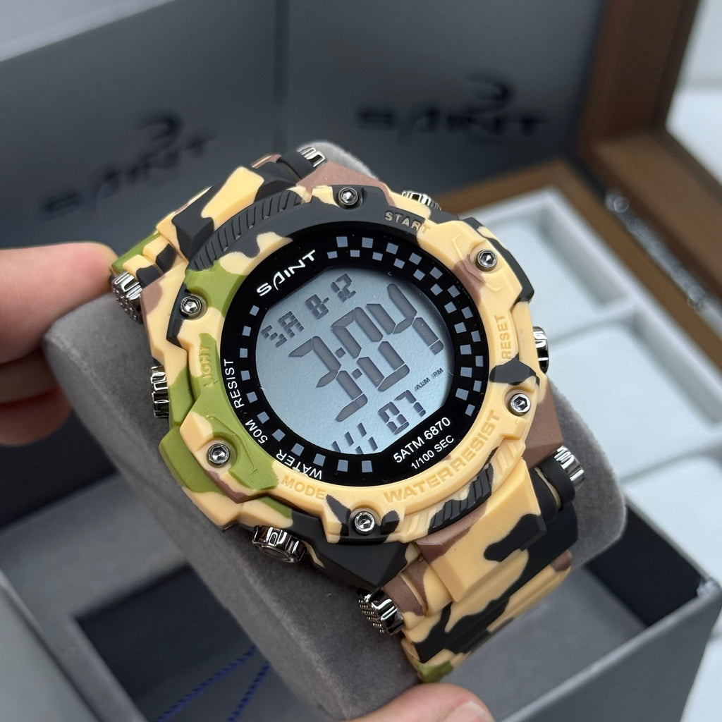 SAINT X G-SHOCK PARA SUMERGIBLE MILITAR HOMBRE REF 6870-VCN
