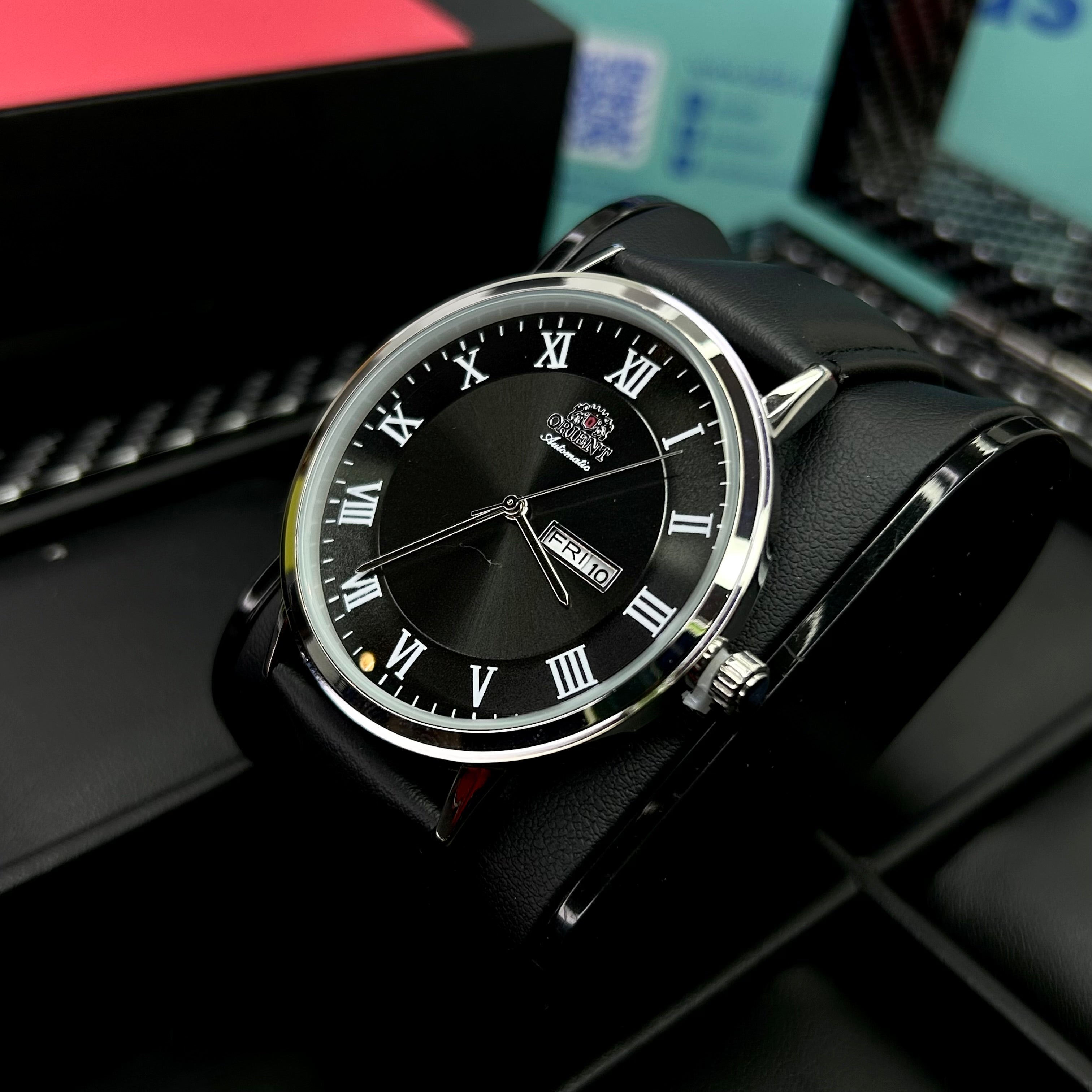 ORIENT ROMANO DOBLE CALENDARIO PARA HOMBRE REF-NP