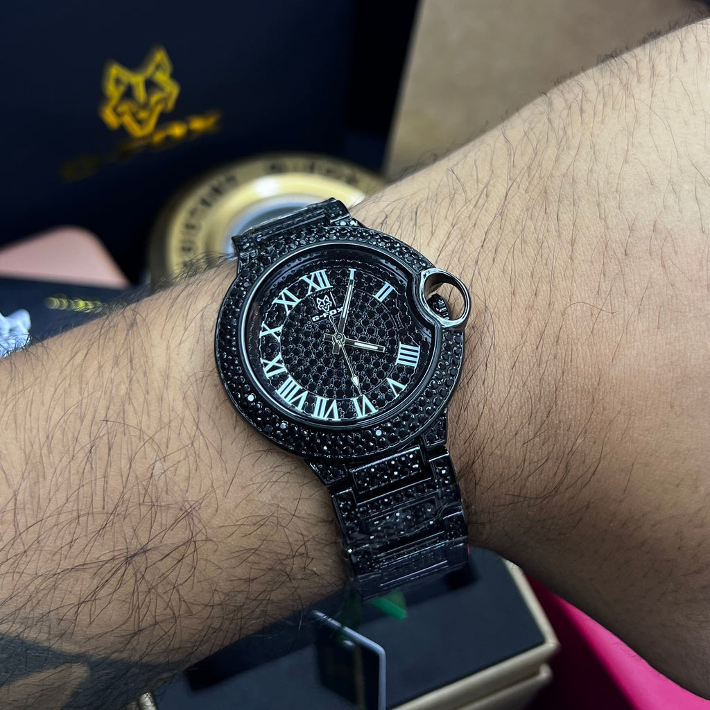 G FOX ORIGINAL x CARTIER PARA HOMBRE SUMERGIBLE  REF-TORBILLON CUBANO-1251-N