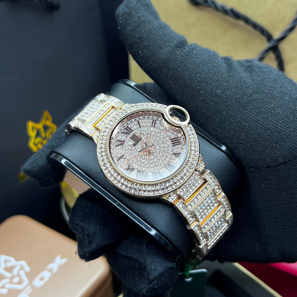 G FOX ORIGINAL x CARTIER PARA DAMA SUMERGIBLE  REF-TORBILLON CUBANO-1251-OR