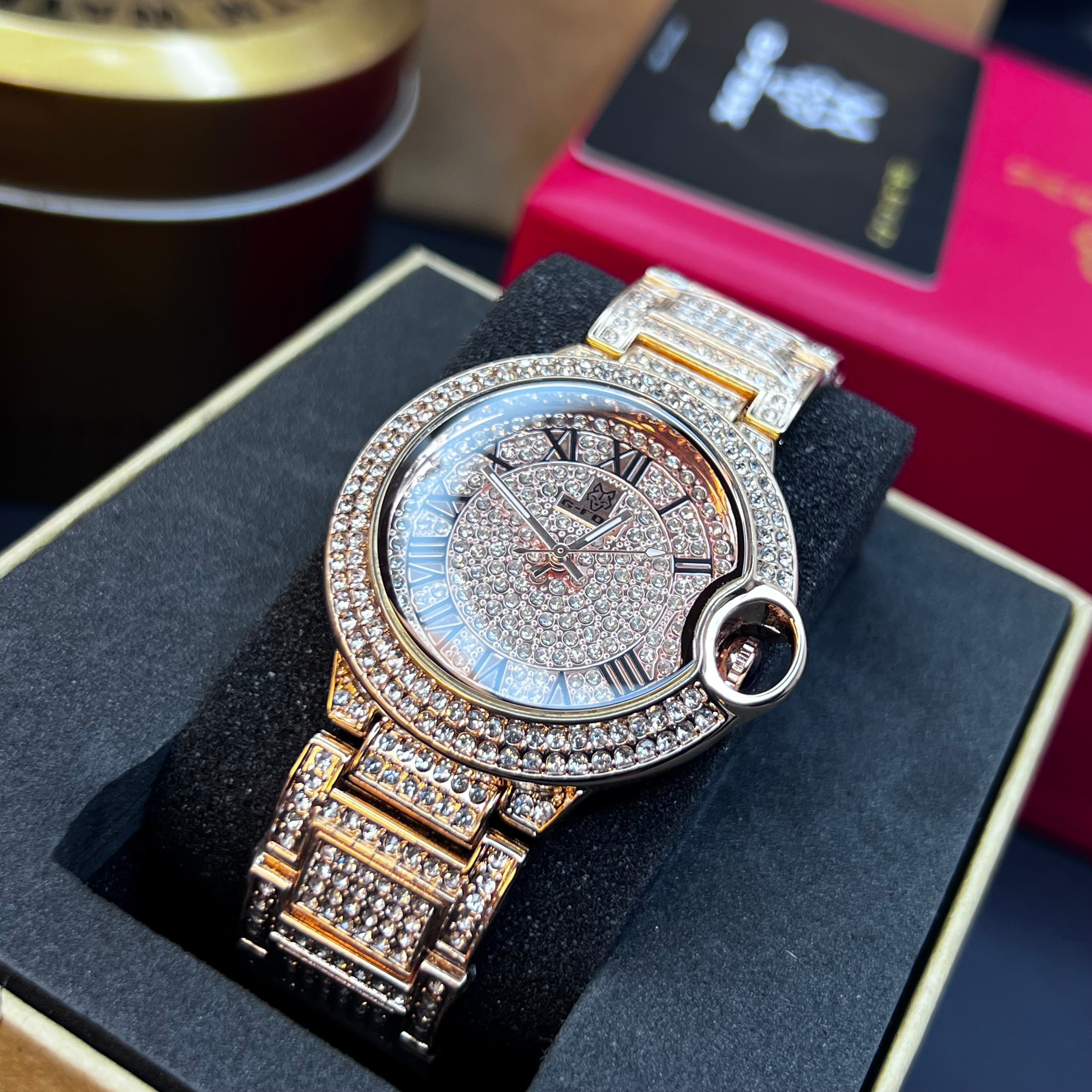 G FOX ORIGINAL x CARTIER PARA HOMBRE SUMERGIBLE  REF-TORBILLON CUBANO-1251-OR