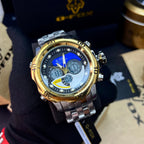 G FOX ORIGINAL DOBLE HORA POR INVICTA SUMERGIBLE PARA HOMBRE REF-1976-BDA