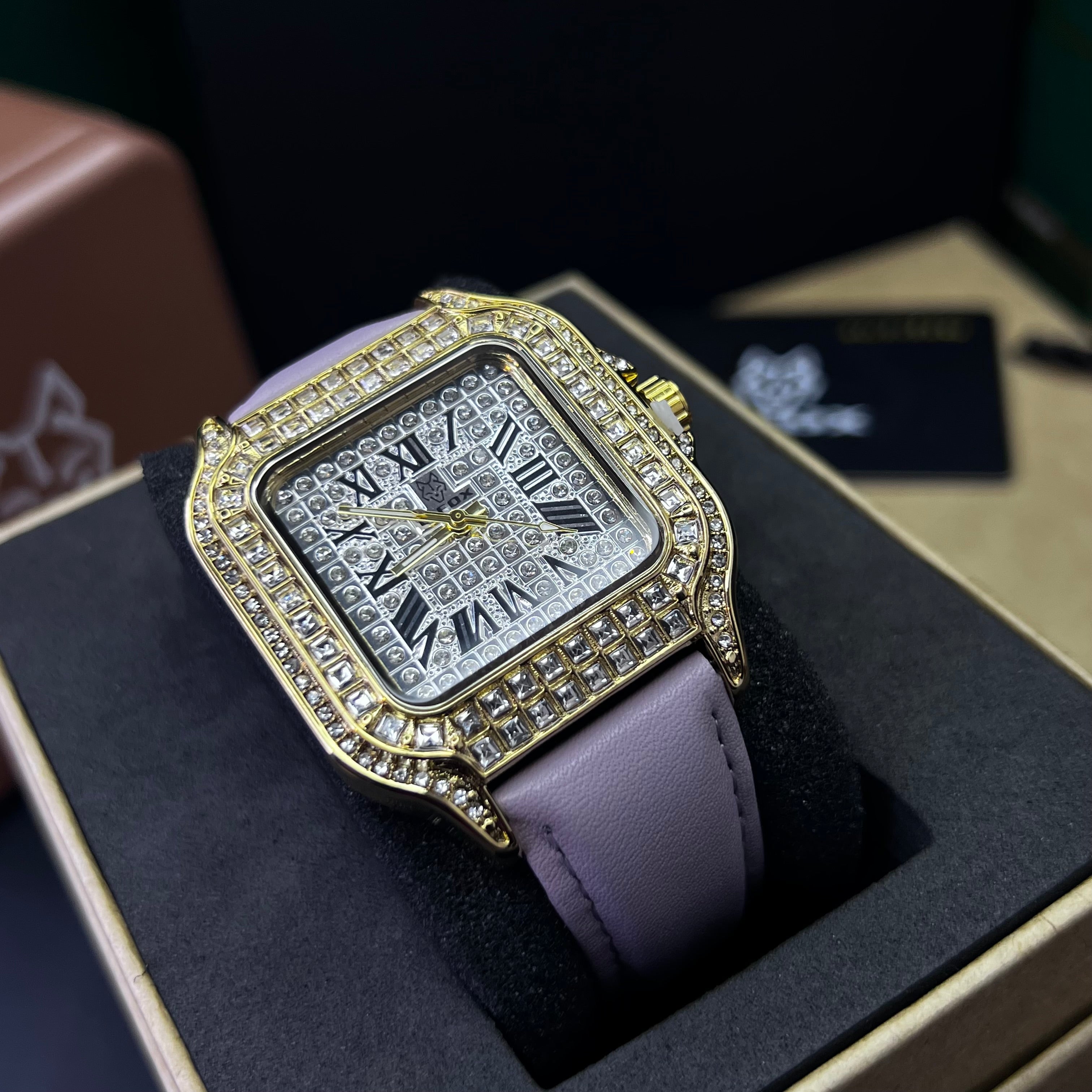 G FOX ORIGINAL x CARTIER PARA DAMA SUMERGIBLE  REF-SANTOS CUBANO-1264-M