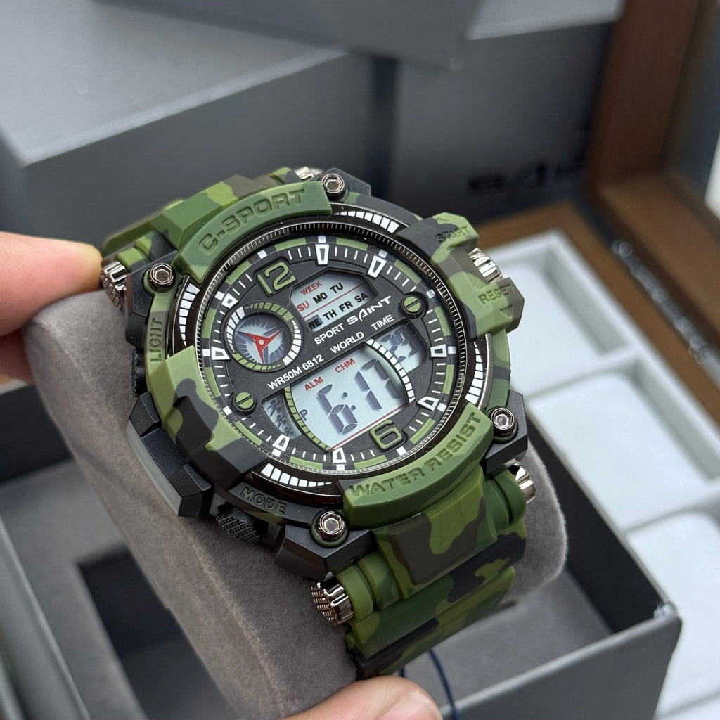 SAINT X G-SHOCK PARA SUMERGIBLE MILITAR HOMBRE REF 6812-NVG