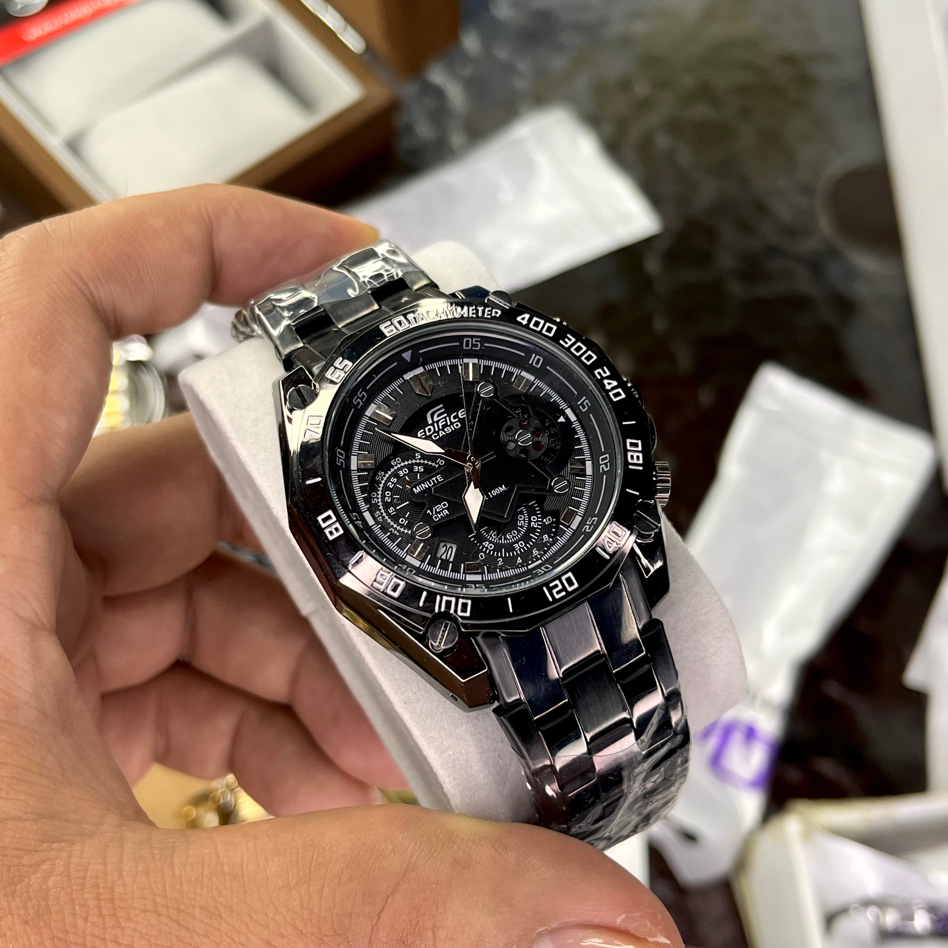 CASIO EDIFICE 550D FUNCIONAL PARA HOMBRE REF-N