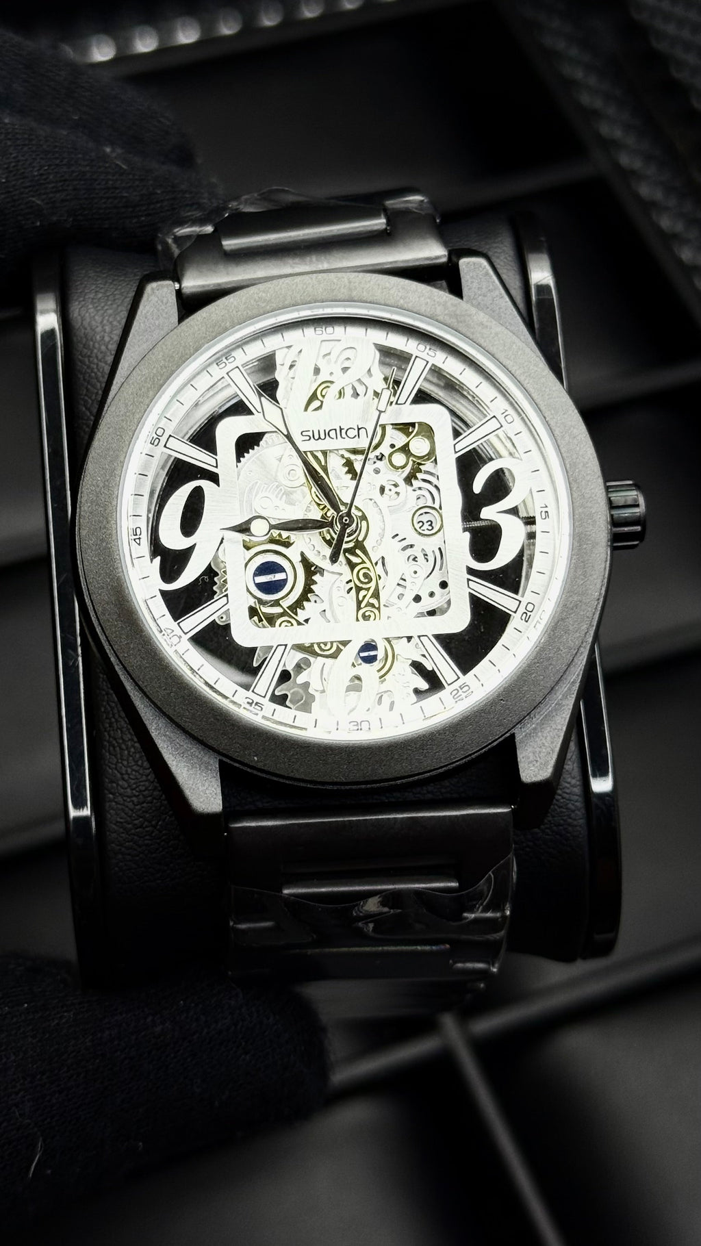 SWATCH TRASPARENTE PARA HOMBRE REF 301-NB
