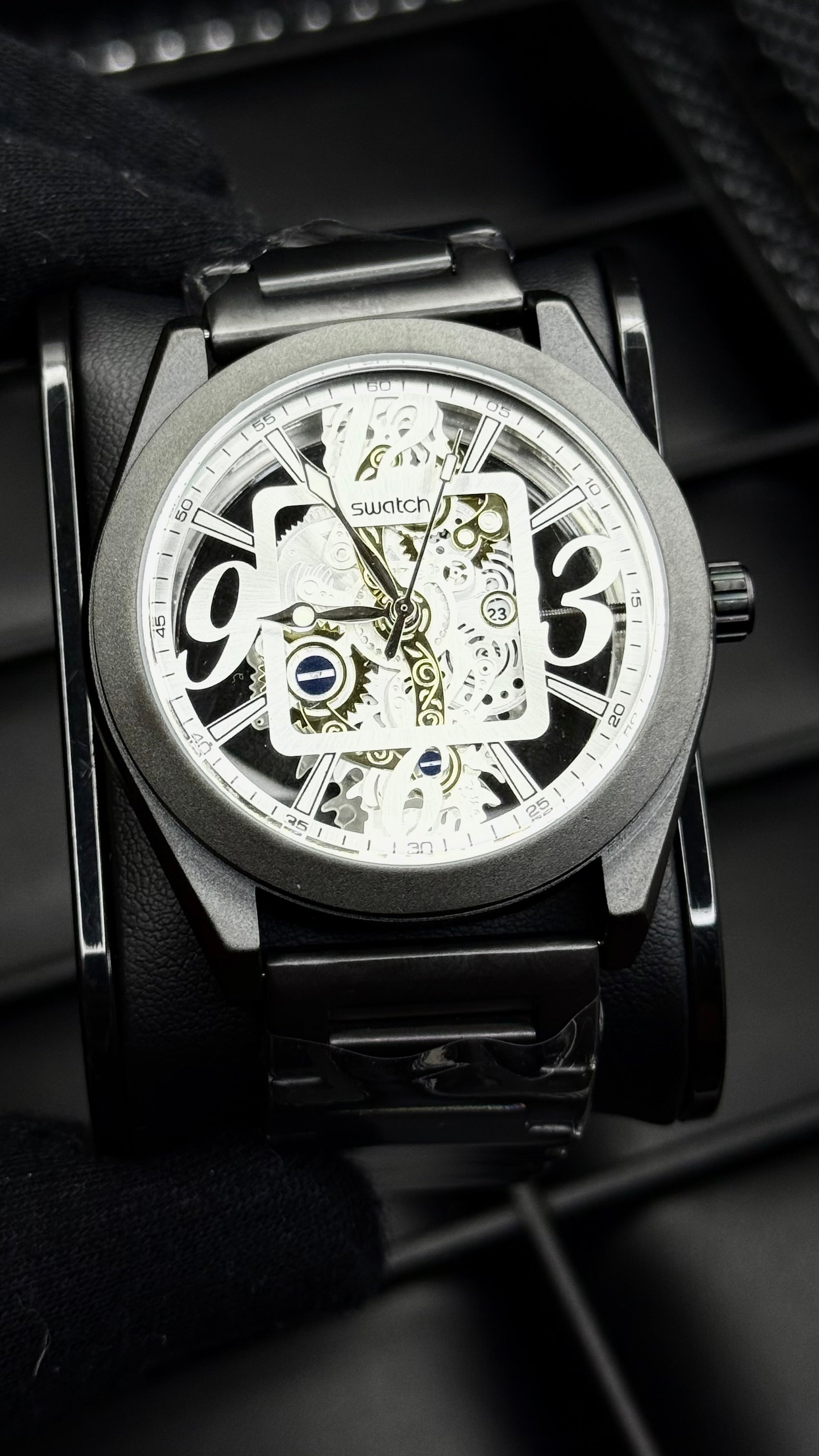 SWATCH TRASPARENTE PARA HOMBRE REF 301-NB