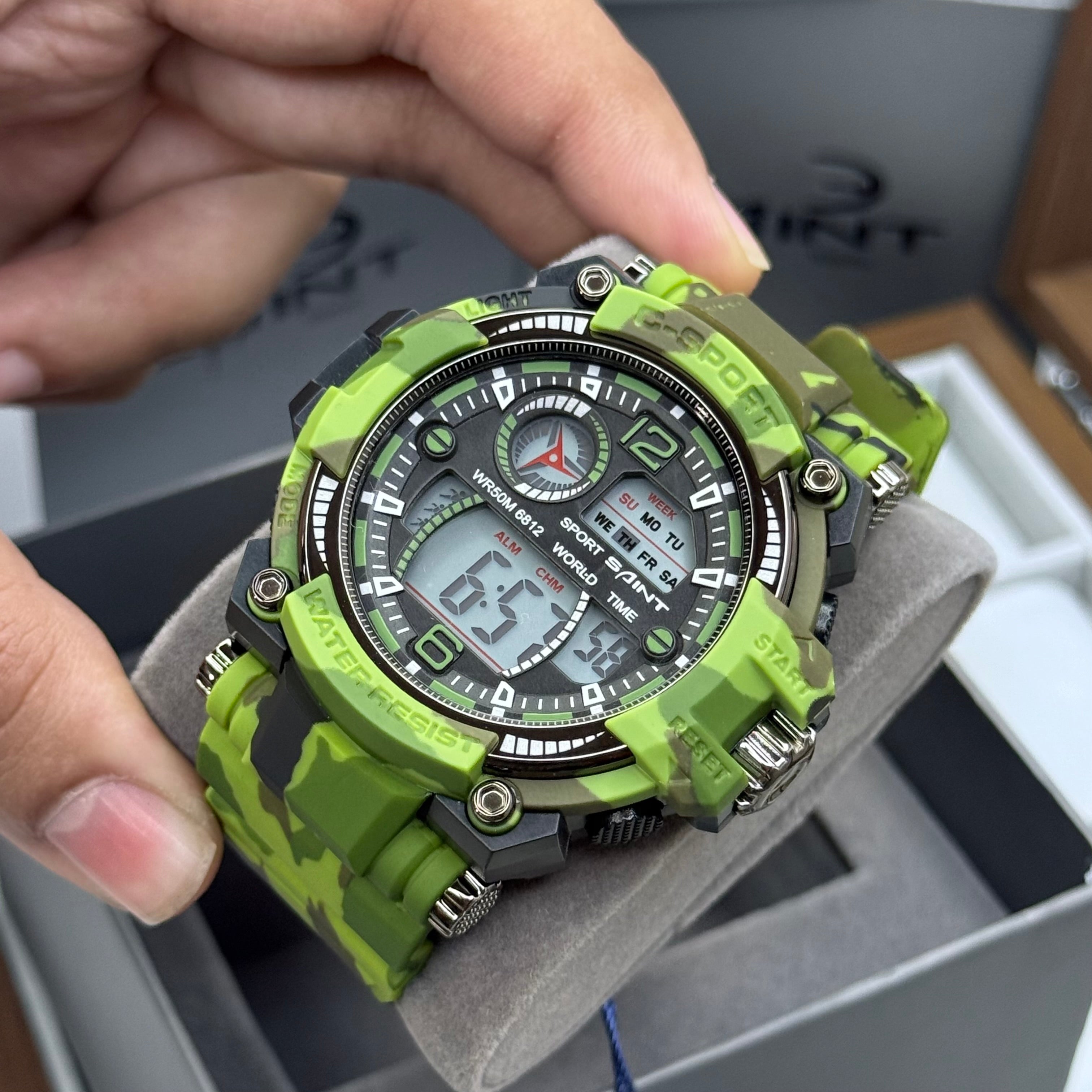 SAINT X G-SHOCK PARA SUMERGIBLE MILITAR HOMBRE REF 6812-VNV
