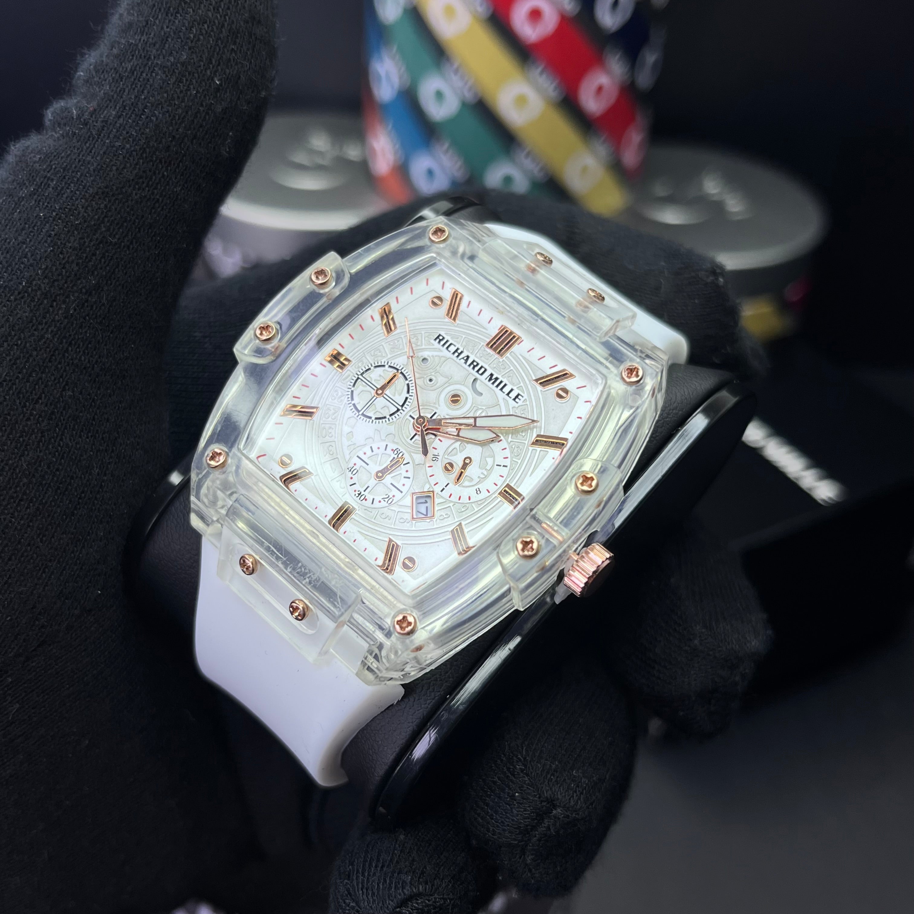 RICHARD MILLER EDICION  TRANSPARENTE PARA HOMBRE REF-BOR