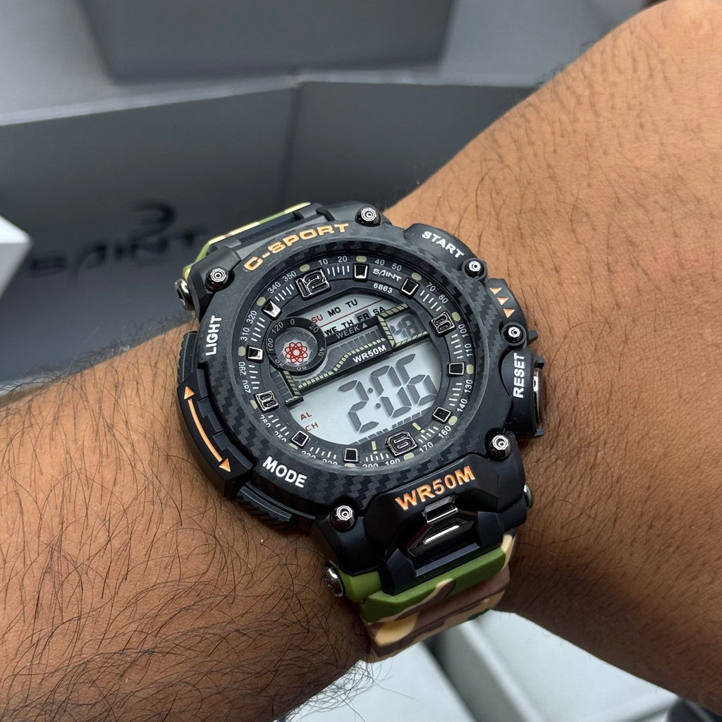 SAINT X G-SHOCK PARA SUMERGIBLE MILITAR HOMBRE REF WR50M-CVN
