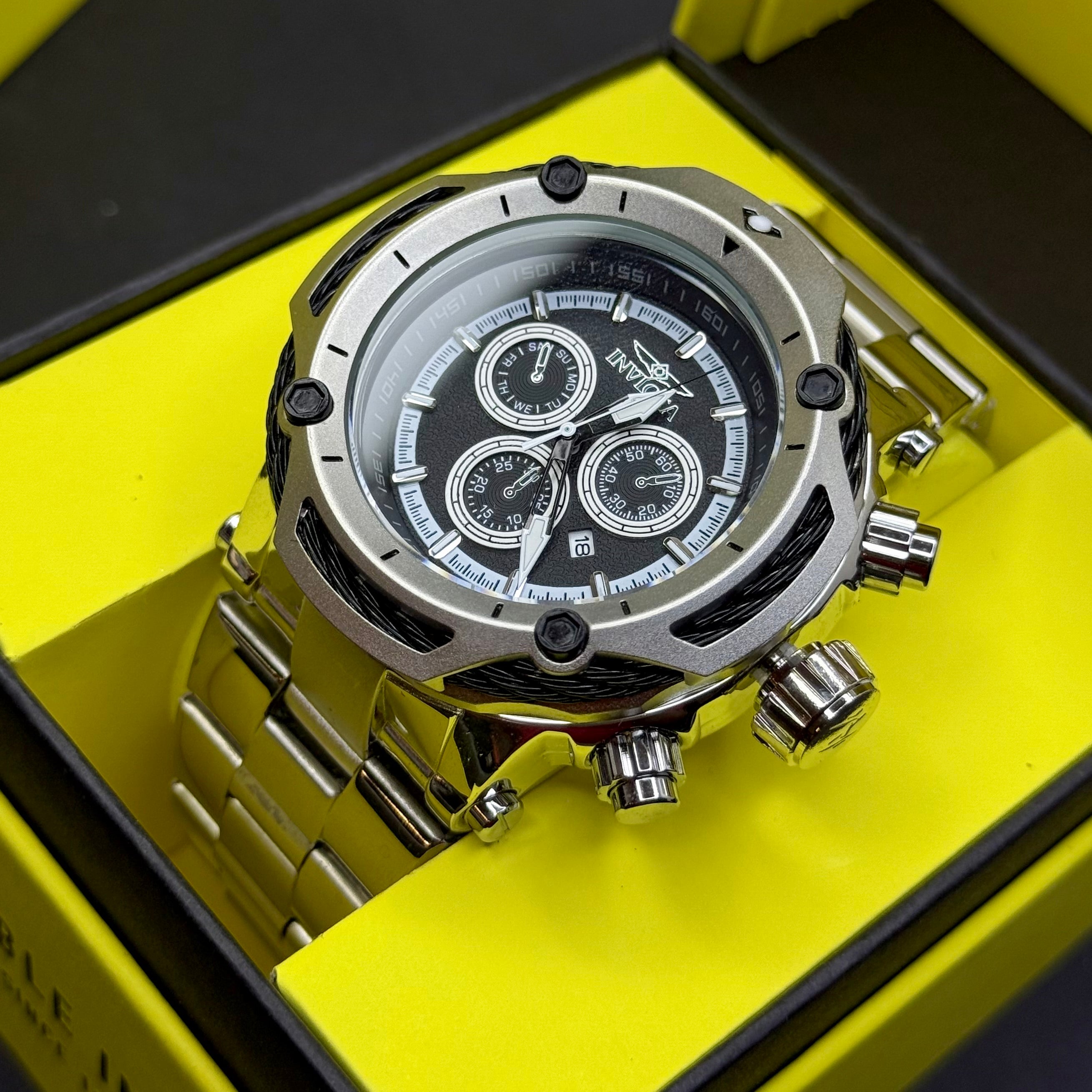 INVICTA BOLT RESERVE ACERO PARA HOMBRE REF-PN