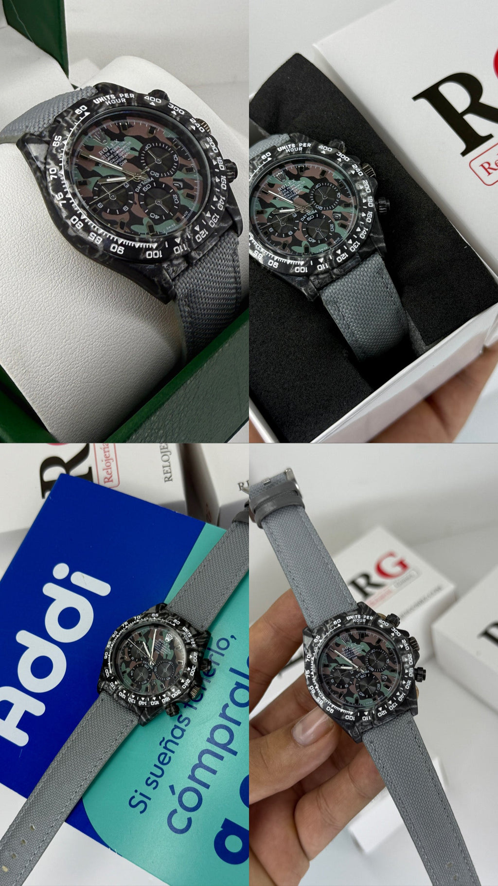 RLX DAYTONA LONA PARA HOMBRE REF-G