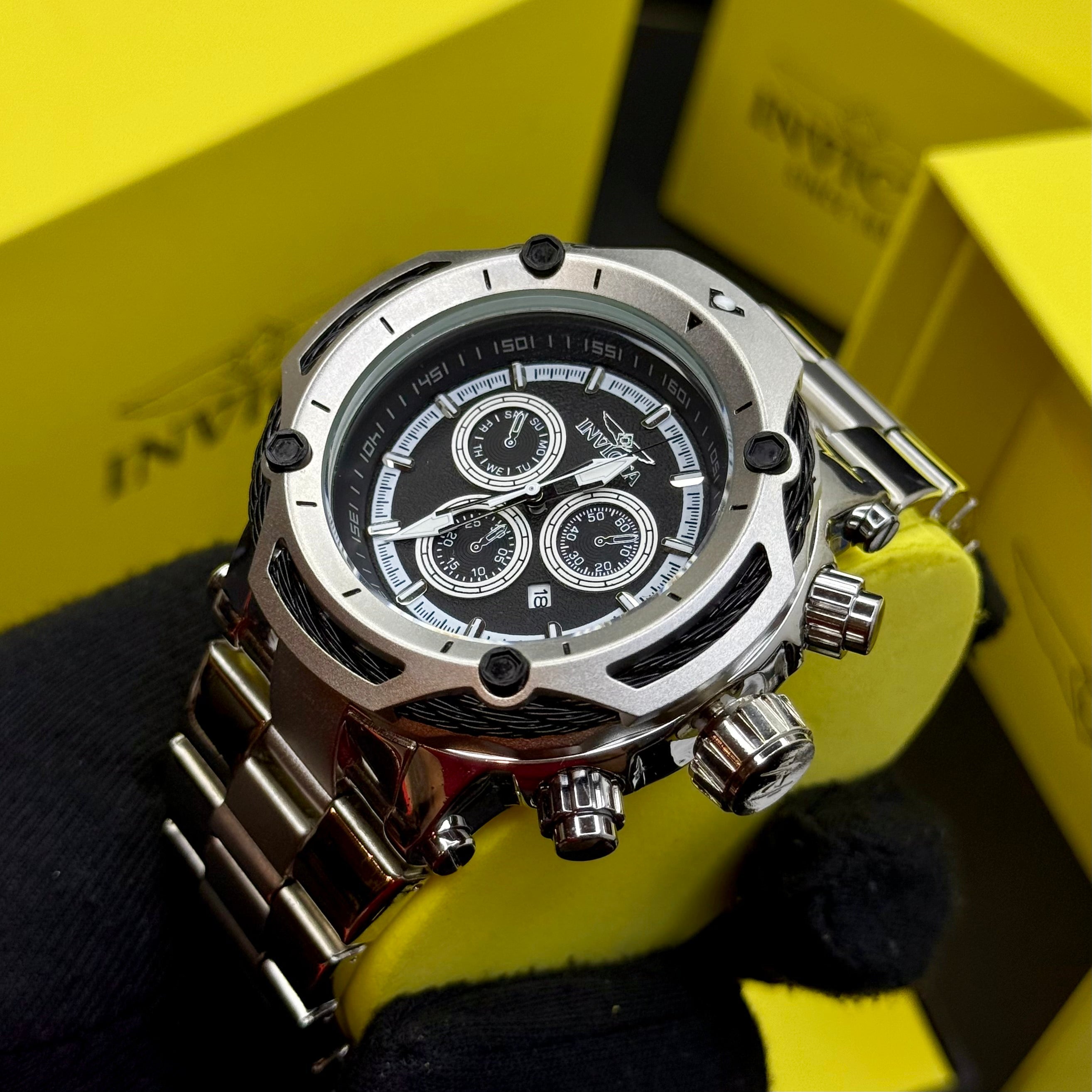 INVICTA BOLT RESERVE ACERO PARA HOMBRE REF-PN