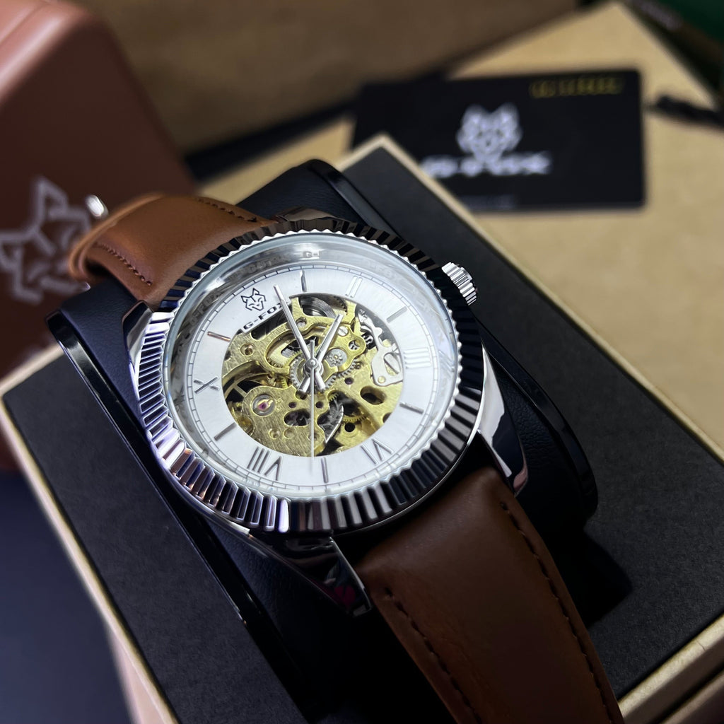 G FOX ORIGINAL x RLX SUMERGIBLE PARA HOMBRE AUTOMATICO REF-PRESIDENT 22013-CPB