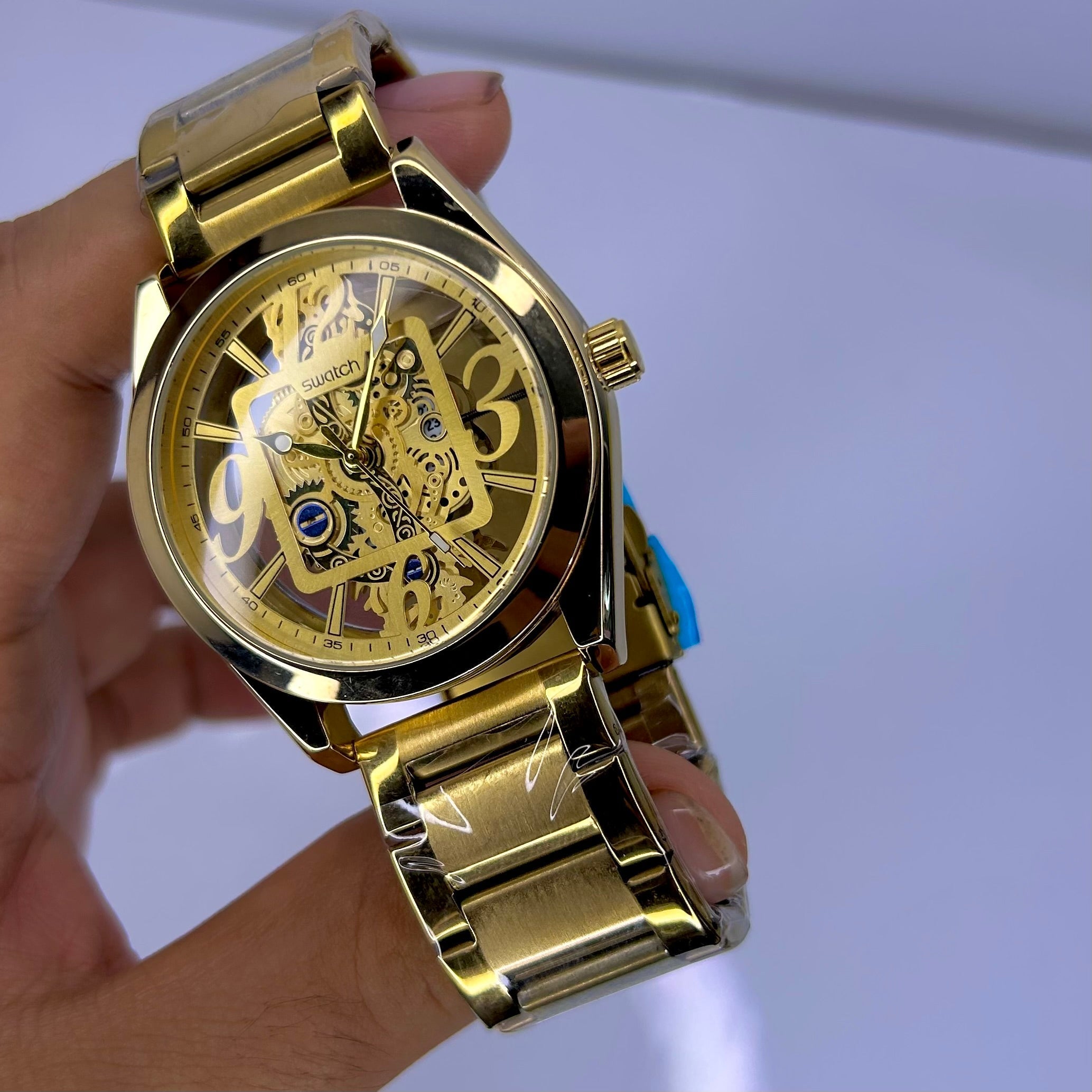 SWATCH TRASPARENTE PARA HOMBRE REF 301-D