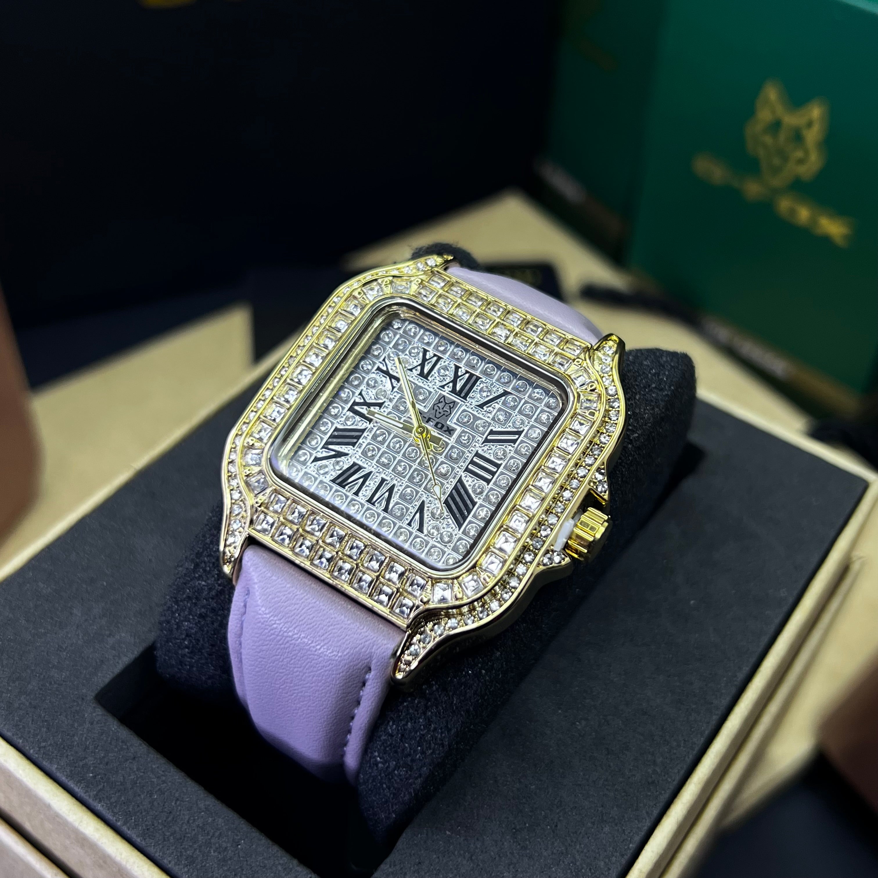 G FOX ORIGINAL x CARTIER PARA DAMA SUMERGIBLE  REF-SANTOS CUBANO-1264-M