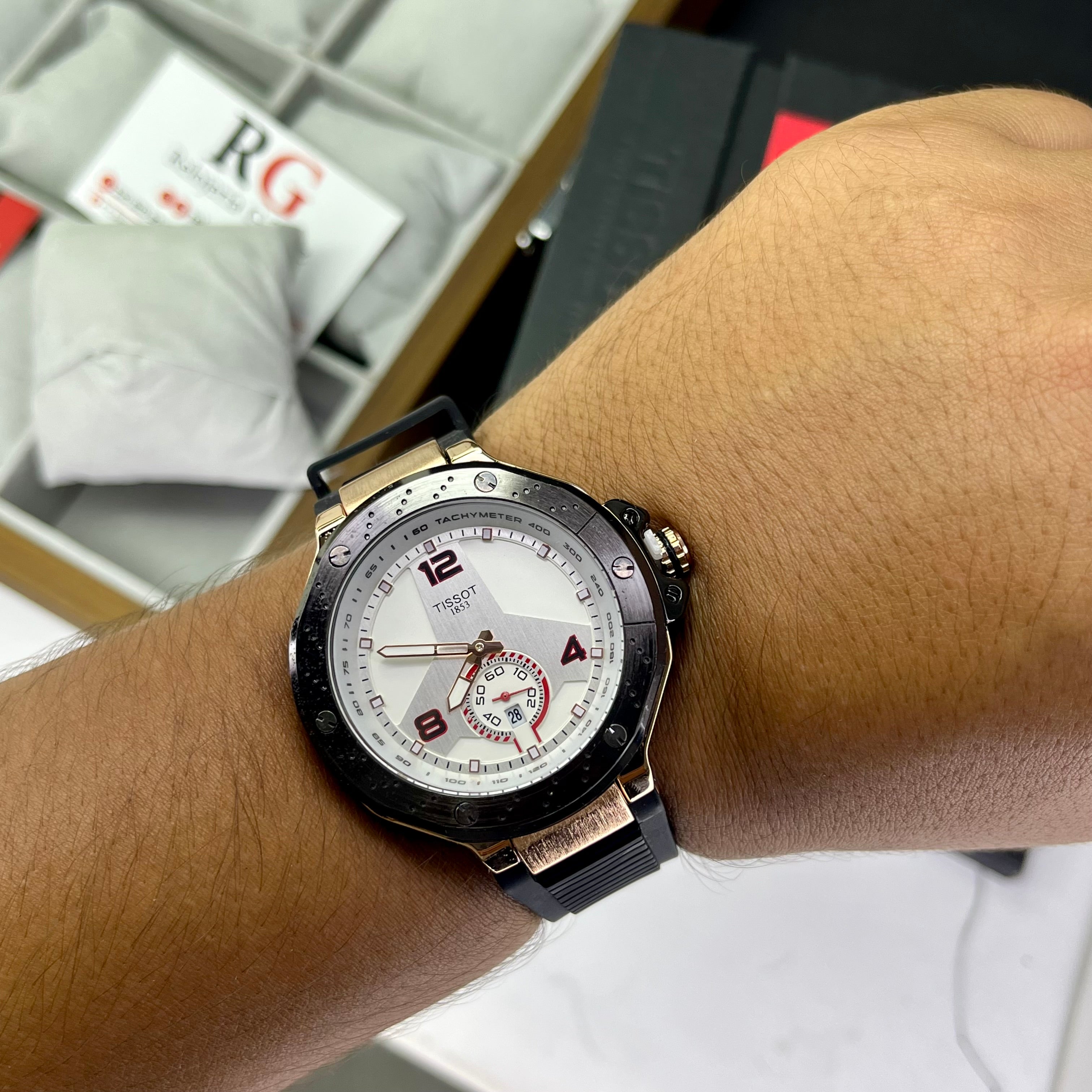 TISSOT 1853 MOTO GP PARA HOMBRE REF-NOB