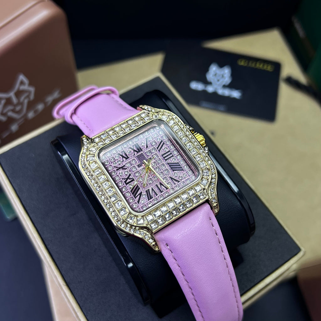 G FOX ORIGINAL x CARTIER PARA DAMA SUMERGIBLE  REF-SANTOS CUBANO-1264-R