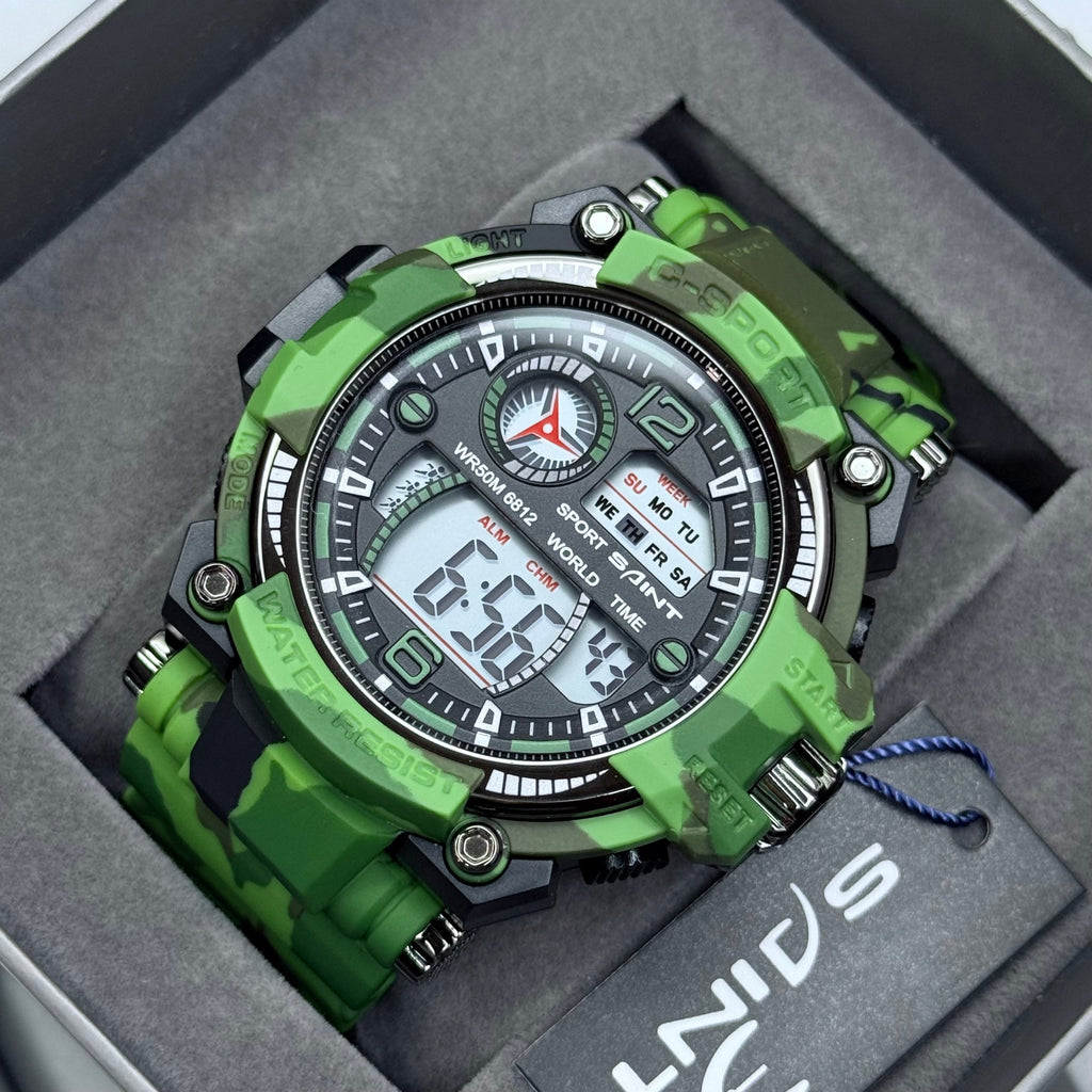 SAINT X G-SHOCK PARA SUMERGIBLE MILITAR HOMBRE REF 6812-VNV
