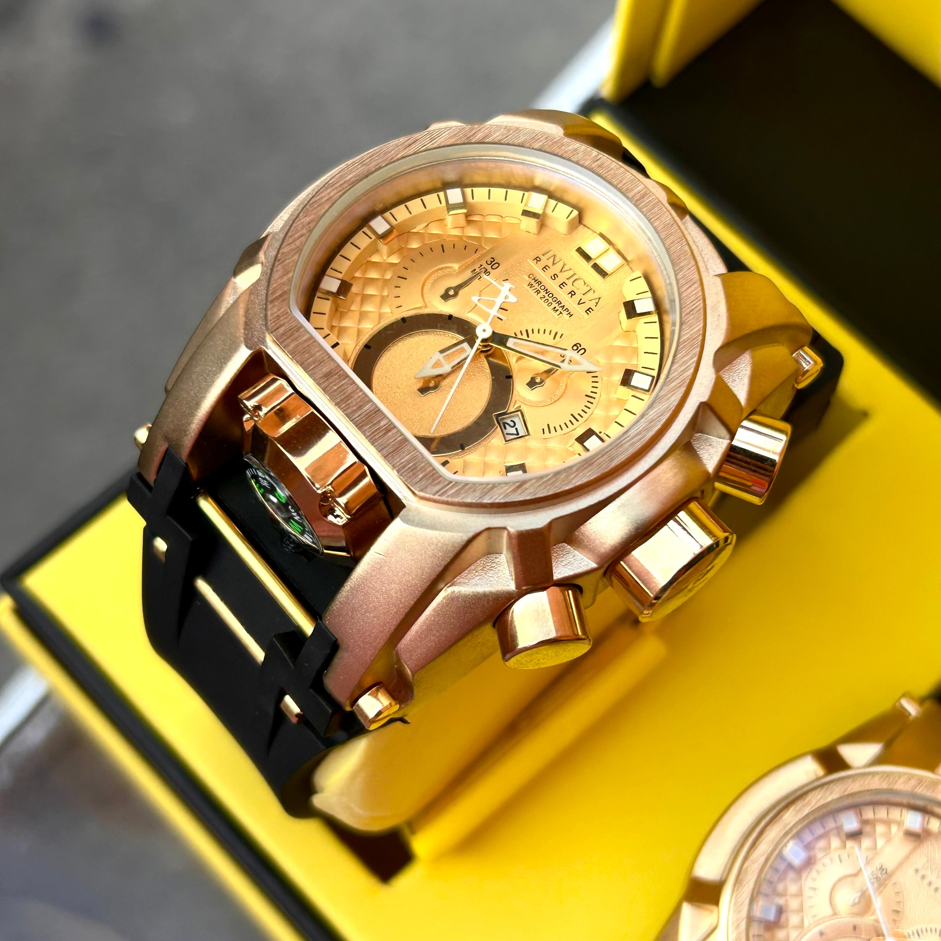 INVICTA BOLT GOMA UNISEX TAMAÑO 43MM REF-ND