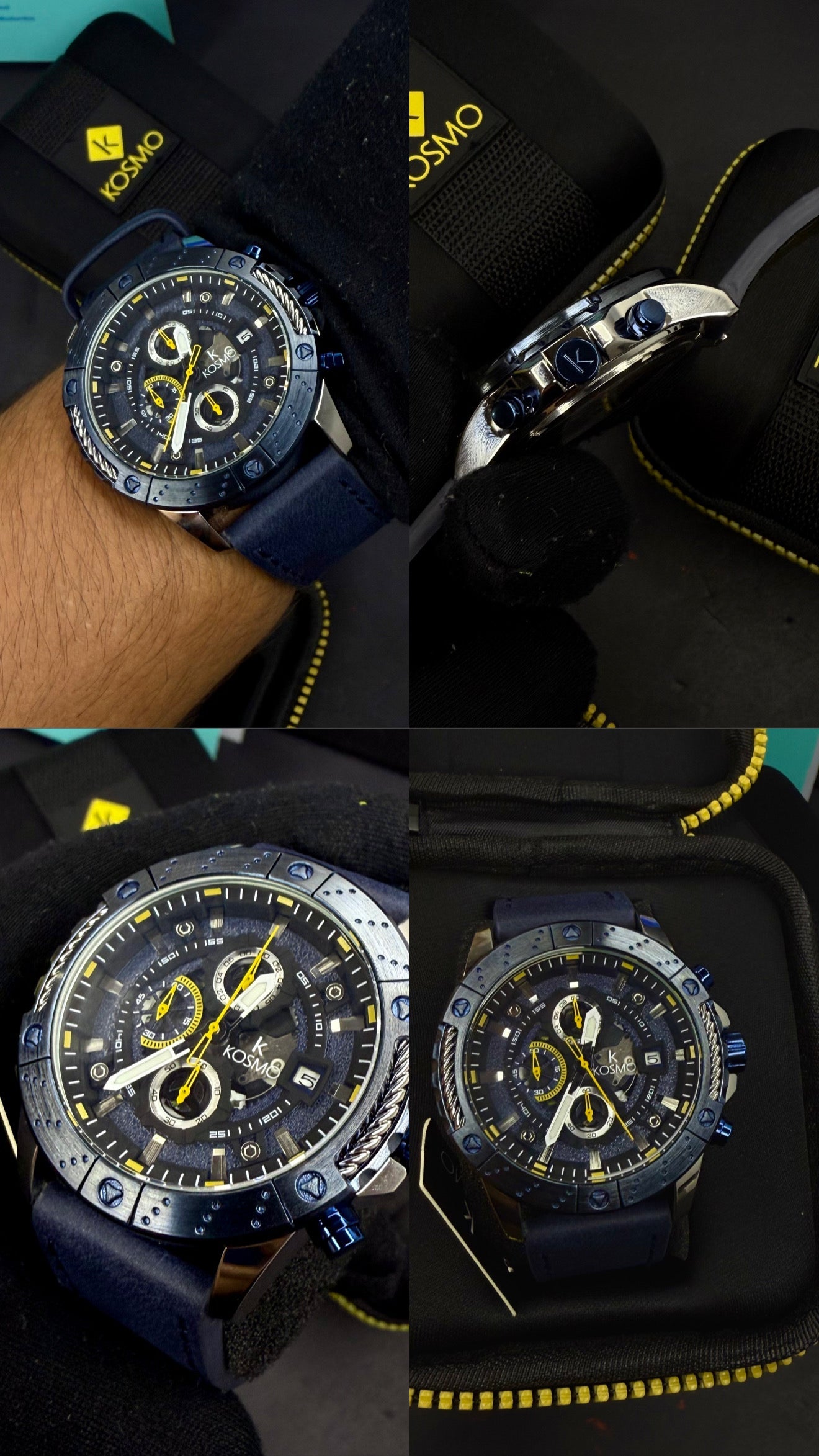 KOSMOS CRONOGRAFO ORIGINAL PARA HOMBRE REF-K4204 -A