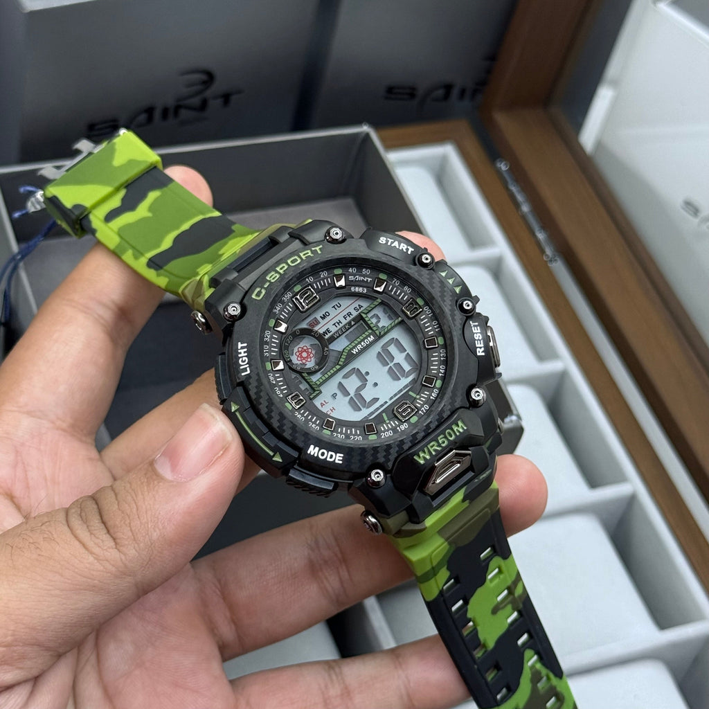 SAINT X G-SHOCK PARA SUMERGIBLE MILITAR HOMBRE REF 6863-VN