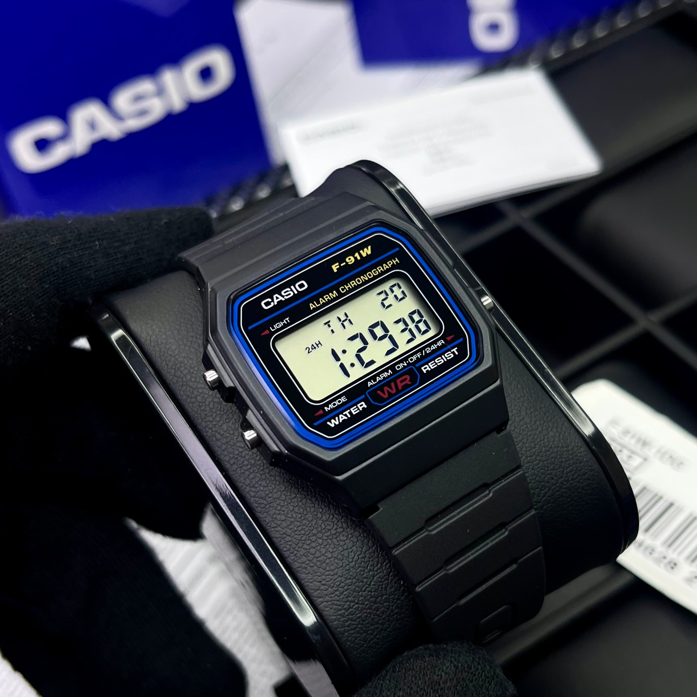 CASIO ORIGINAL PARA HOMBRE REF-F-91W-1D