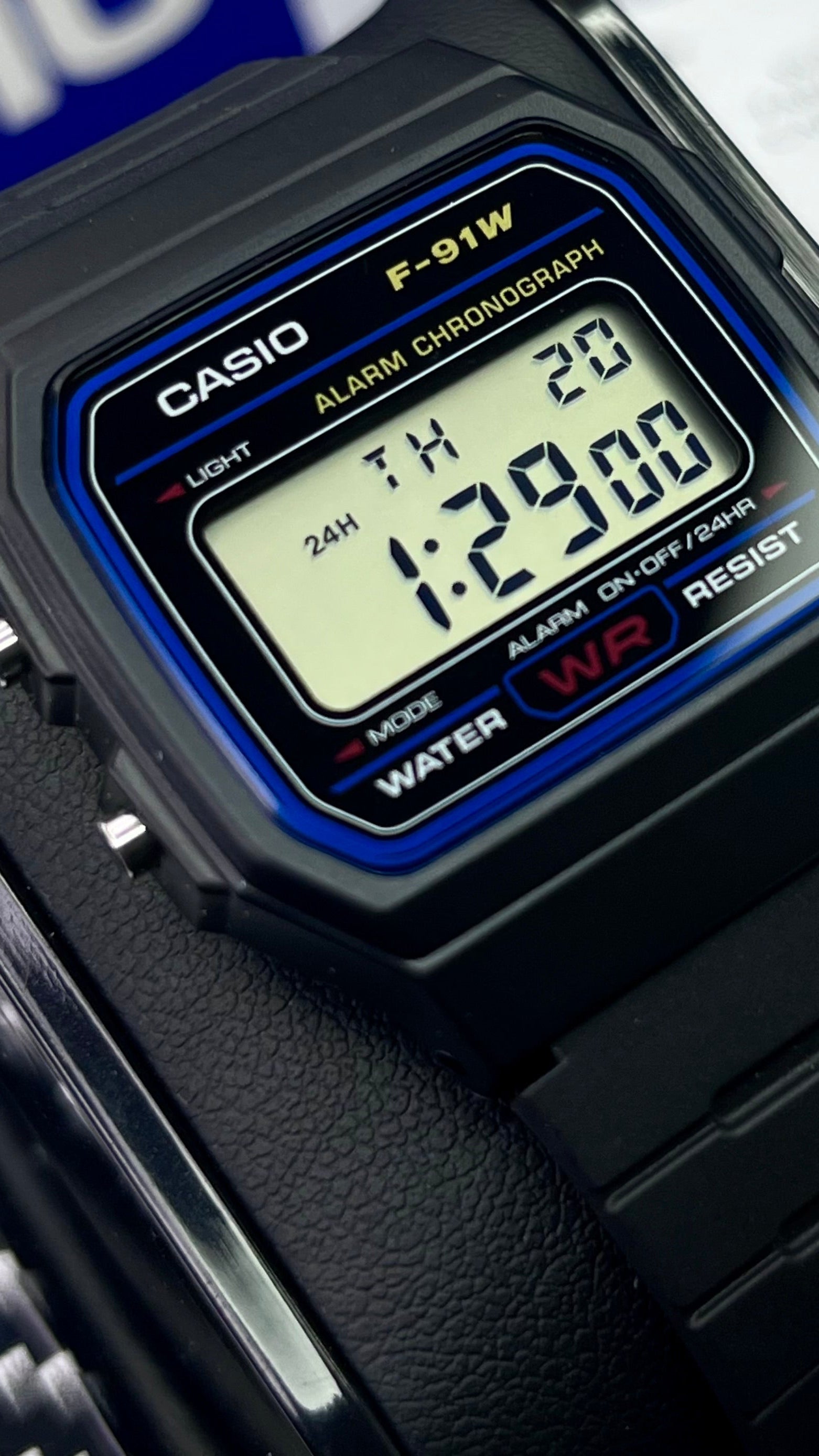CASIO ORIGINAL PARA HOMBRE REF-F-91W-1D