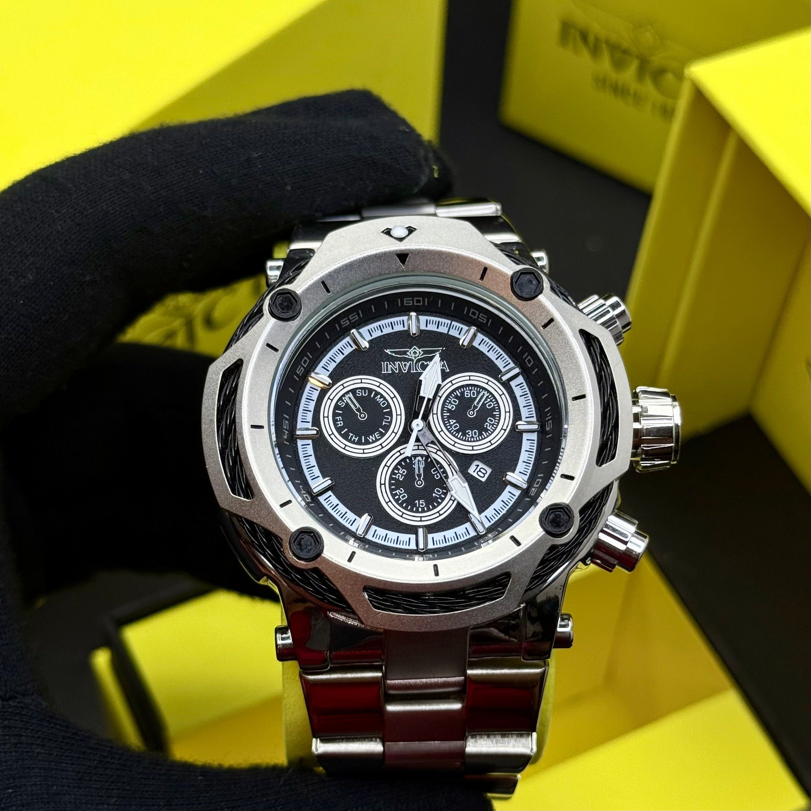 INVICTA BOLT RESERVE ACERO PARA HOMBRE REF-PN