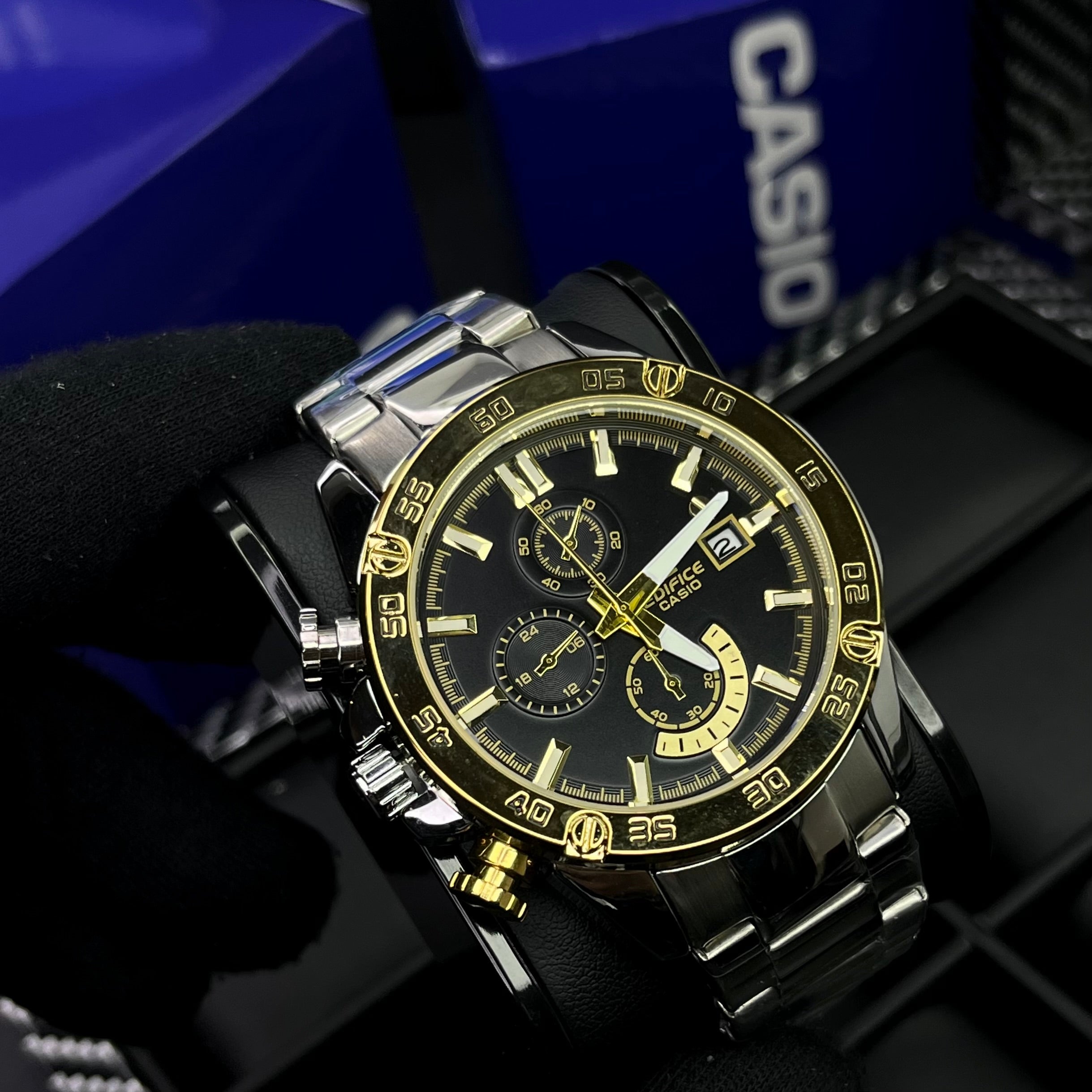 CASIO EDIFICE EFR 558  FUNCIONAL PARA HOMBRE REF-BN