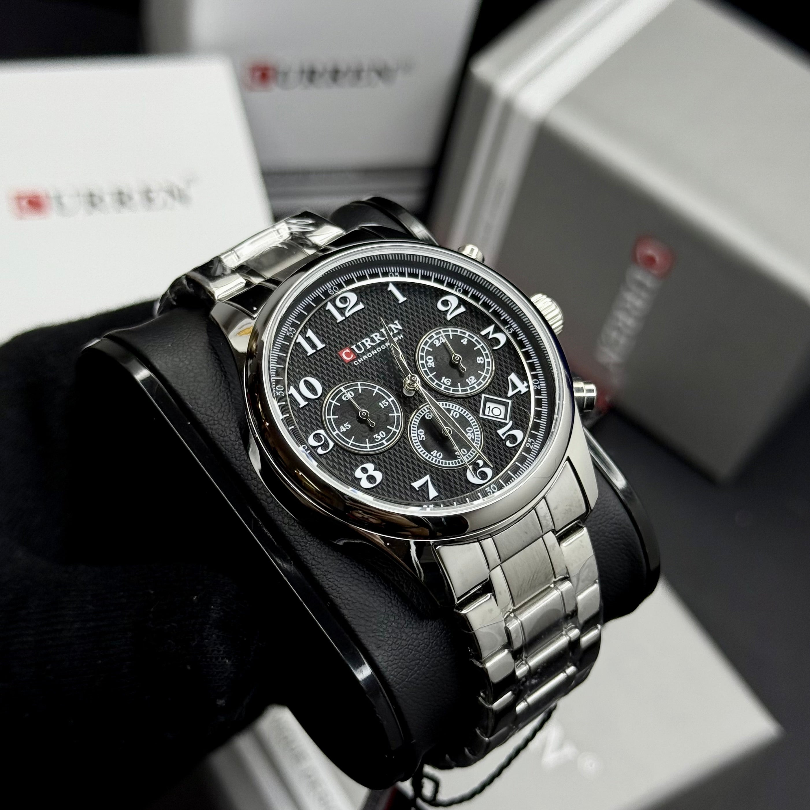 CURREN ORIGINAL FUNCIONAL PARA HOMBRE REF 8466- PN
