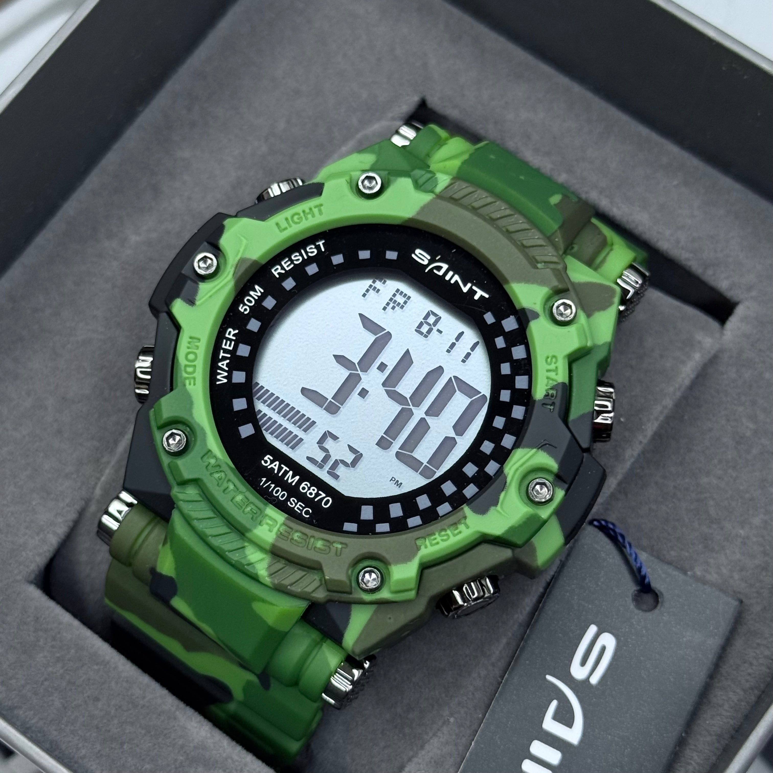 SAINT X G-SHOCK PARA SUMERGIBLE MILITAR HOMBRE REF 6870-NVC