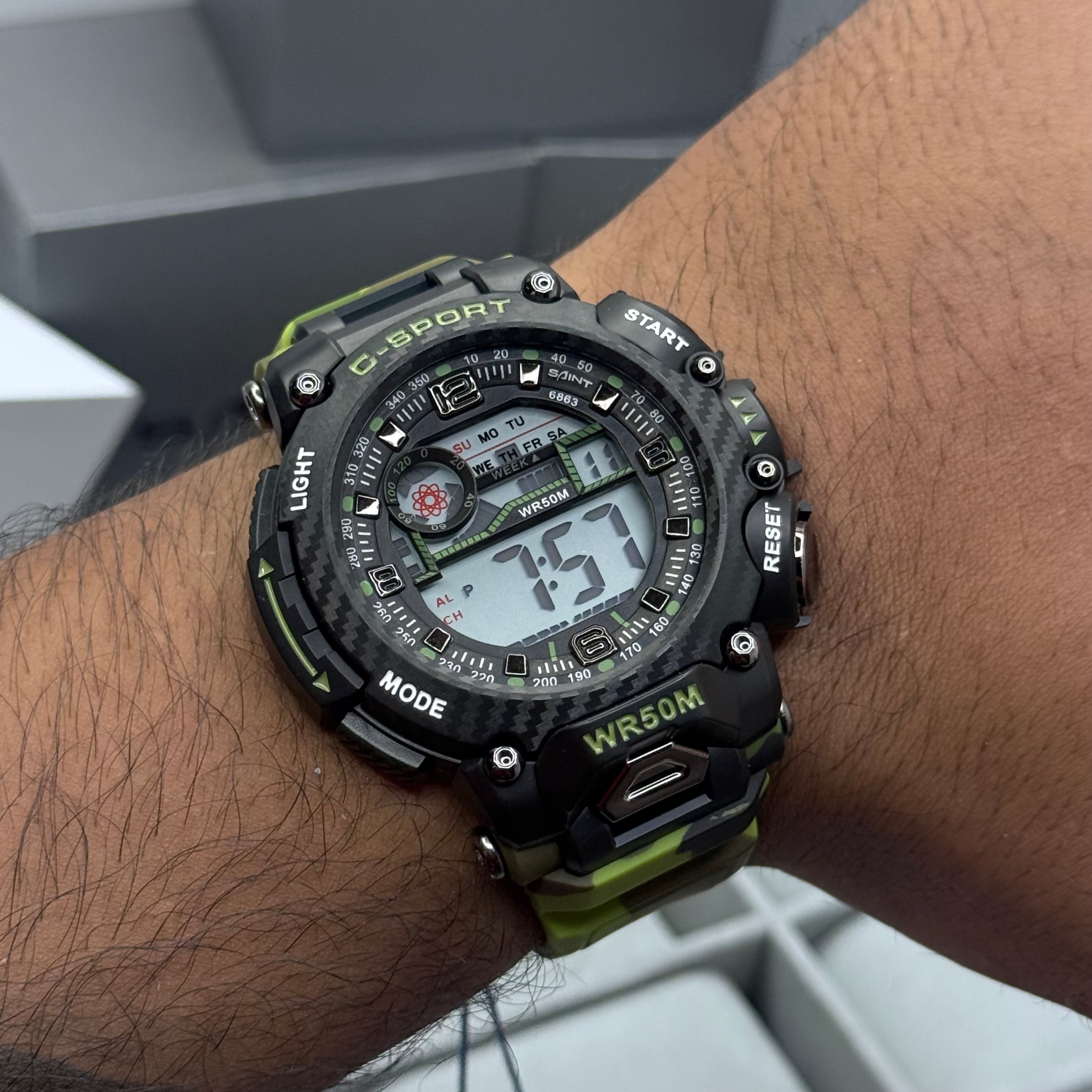 SAINT X G-SHOCK PARA SUMERGIBLE MILITAR HOMBRE REF 6863-VN