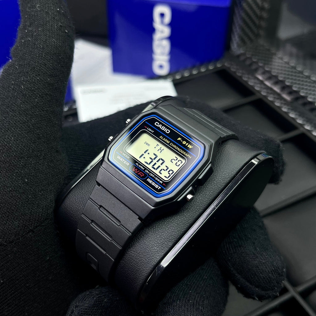 CASIO ORIGINAL PARA HOMBRE REF-F-91W-1D