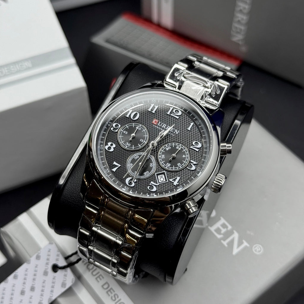CURREN ORIGINAL FUNCIONAL PARA HOMBRE REF 8466- PN