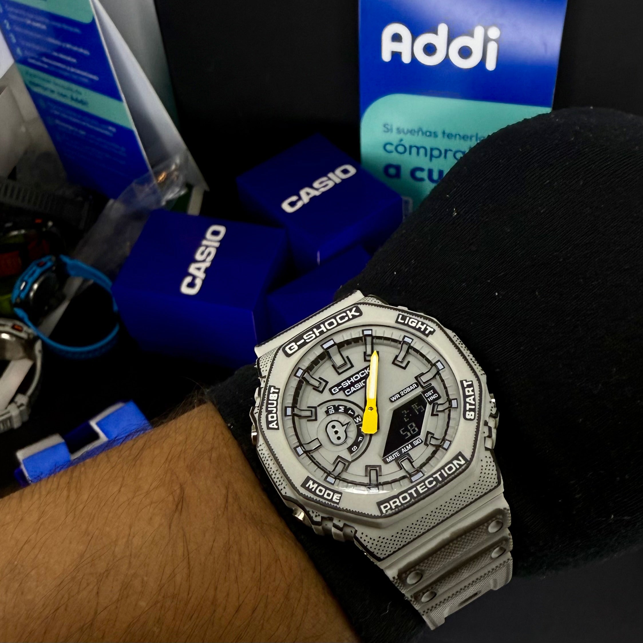 CASIO G-SHOCK PARA HOMBRE REF-GA2100-G