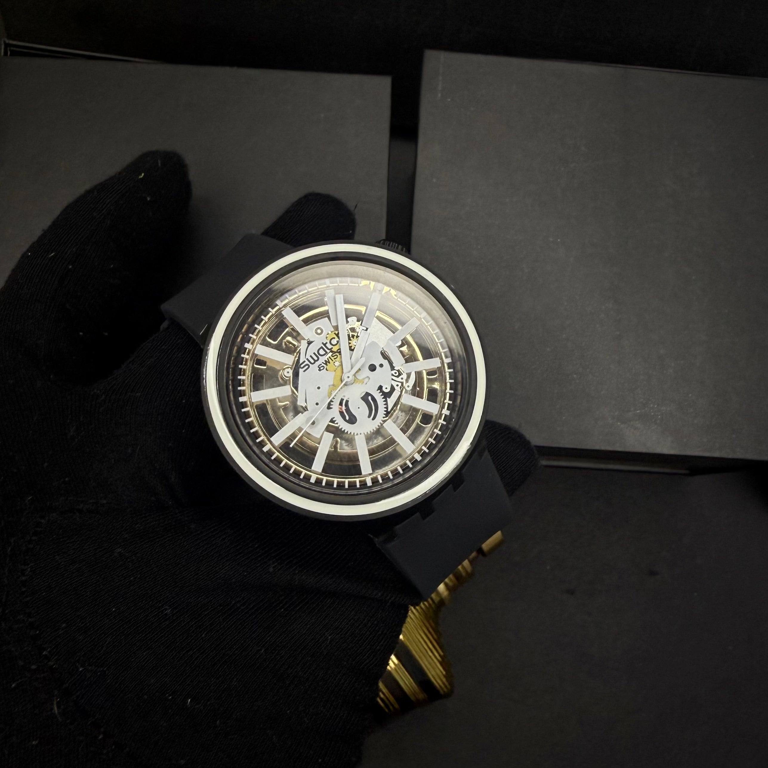 SWATCH SB0 NEGRO PARA HOMBRE REF-NBB