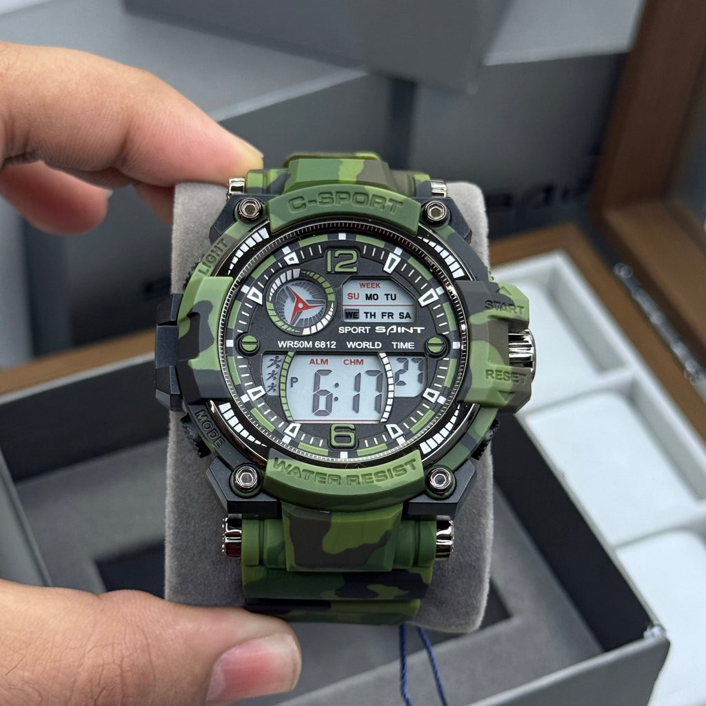 SAINT X G-SHOCK PARA SUMERGIBLE MILITAR HOMBRE REF 6812-NVG