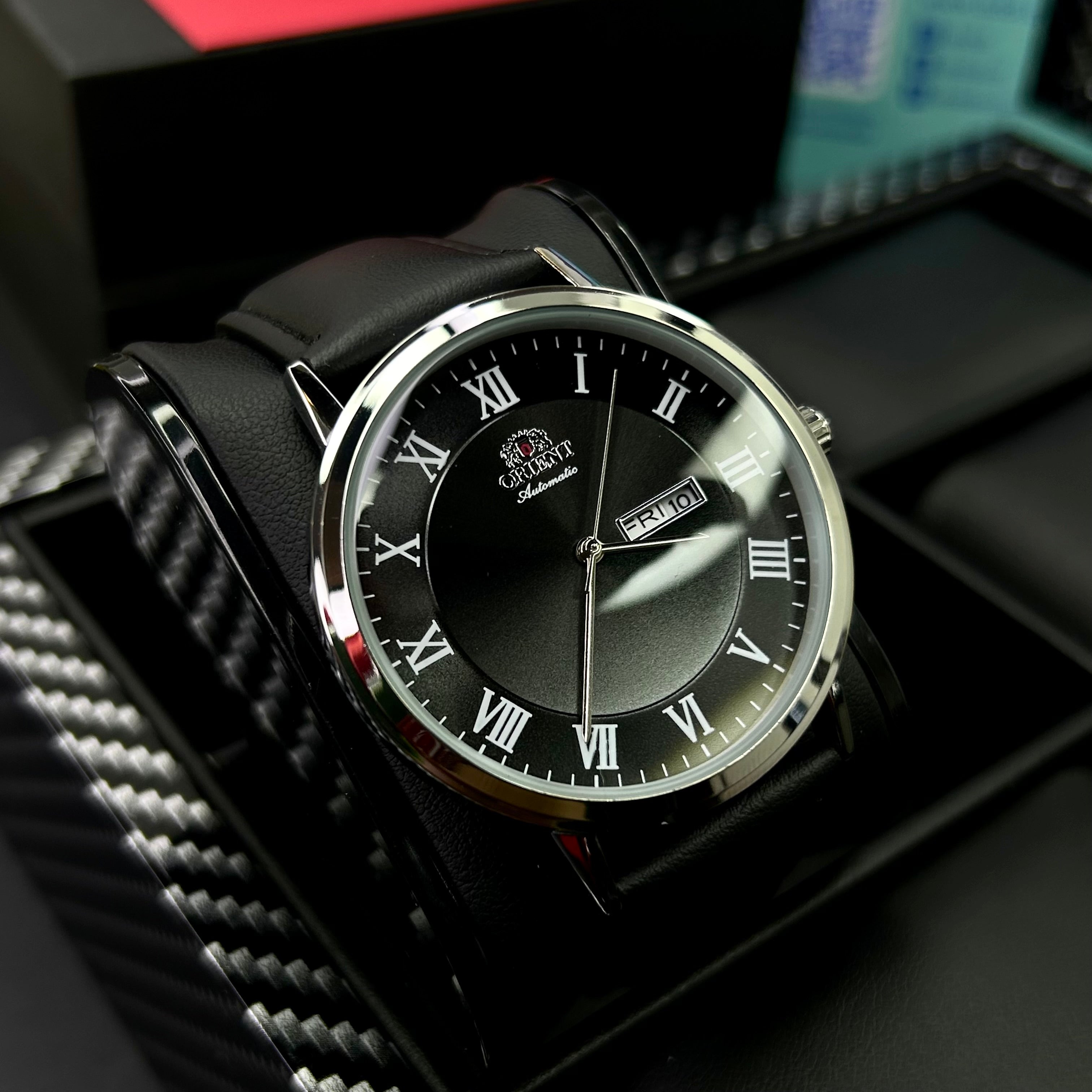 ORIENT ROMANO DOBLE CALENDARIO PARA HOMBRE REF-NP