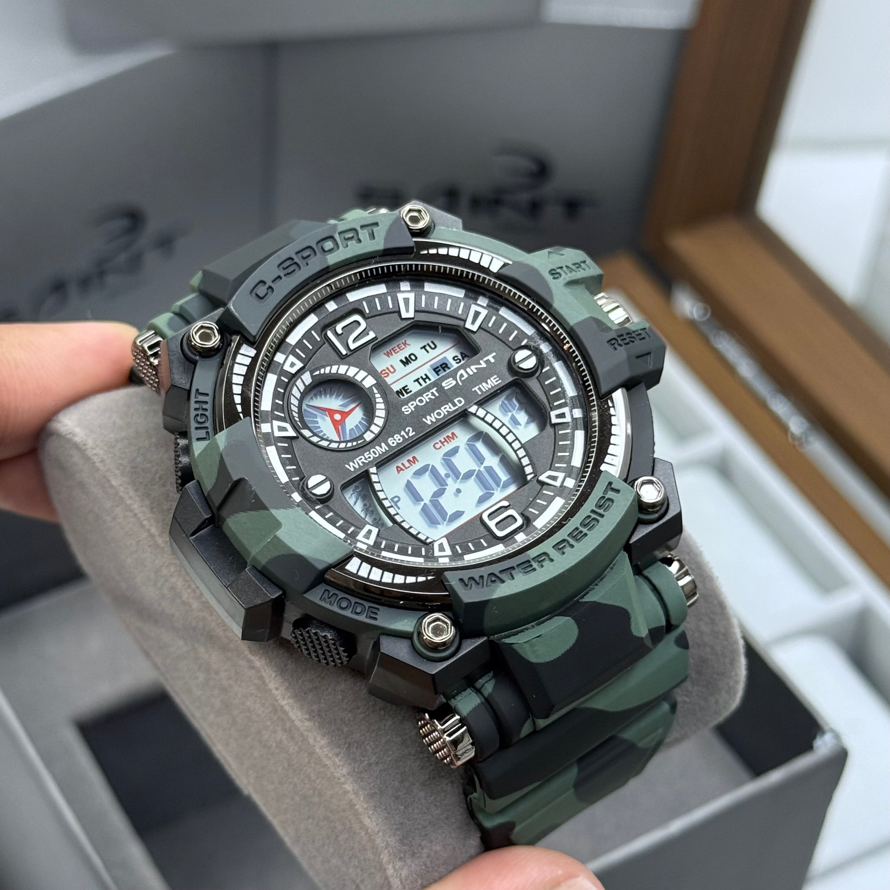 SAINT X G-SHOCK PARA SUMERGIBLE MILITAR HOMBRE REF 6812- GV