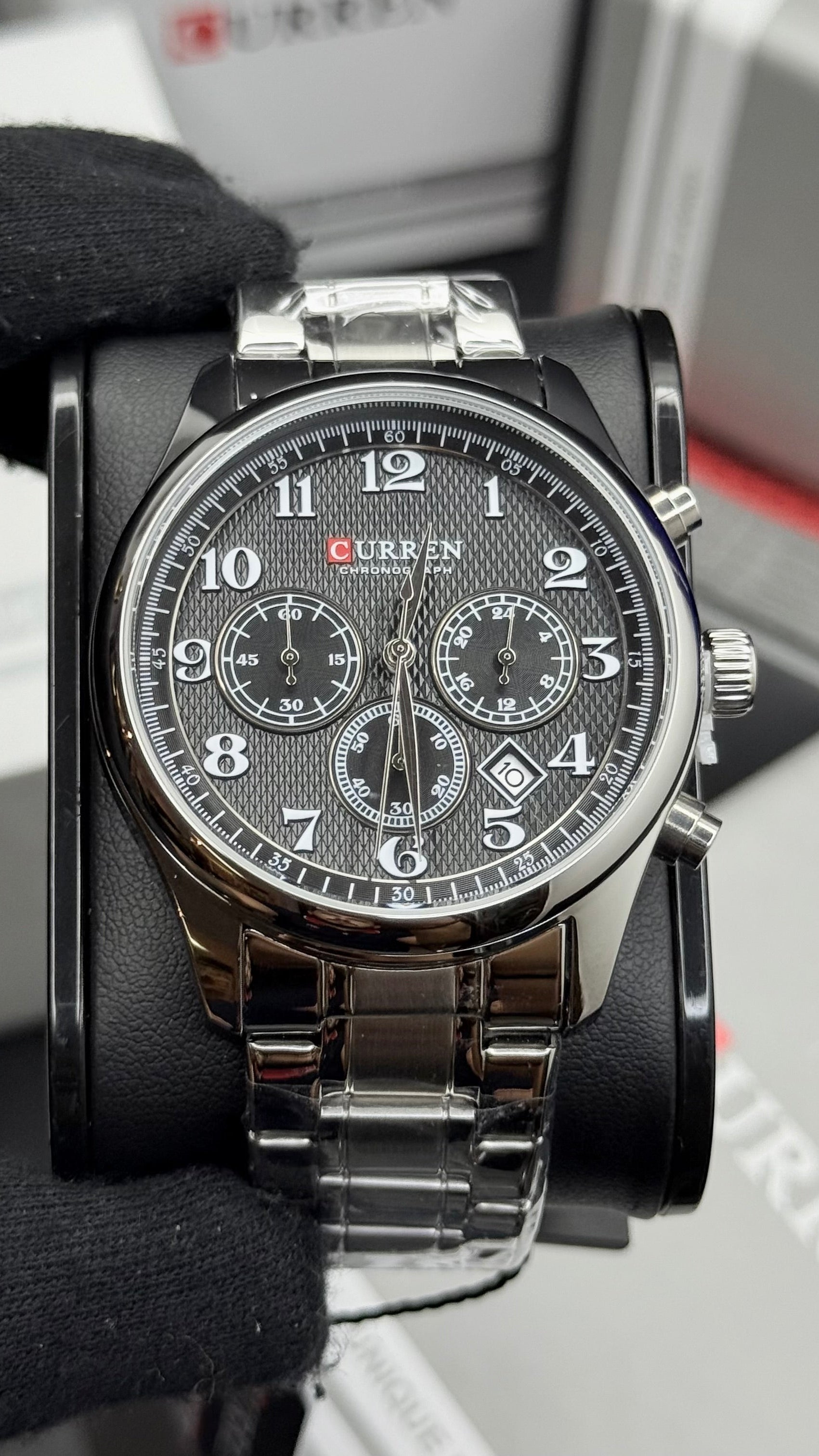 CURREN ORIGINAL FUNCIONAL PARA HOMBRE REF 8466- PN