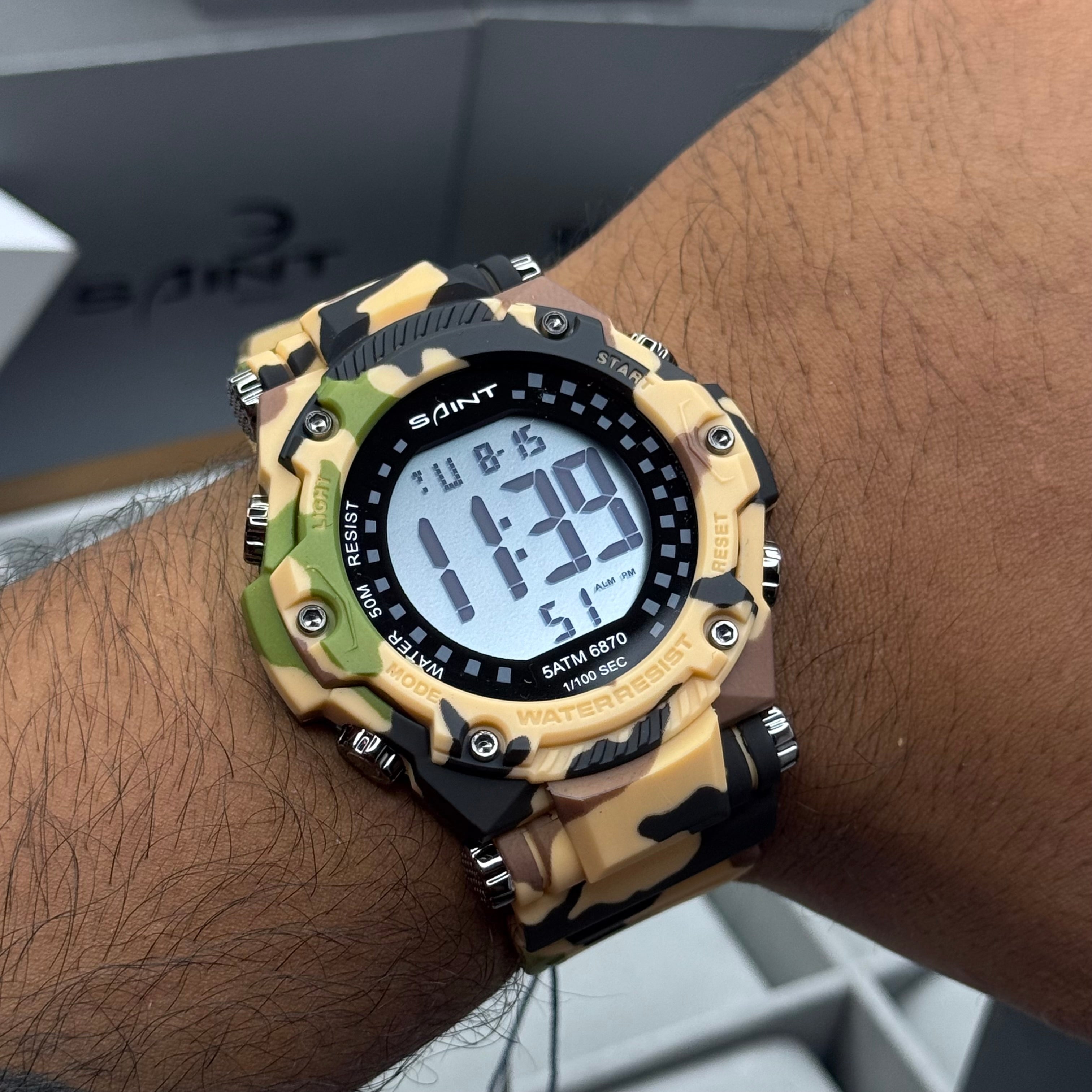 SAINT X G-SHOCK PARA SUMERGIBLE MILITAR HOMBRE REF 6870-VCN
