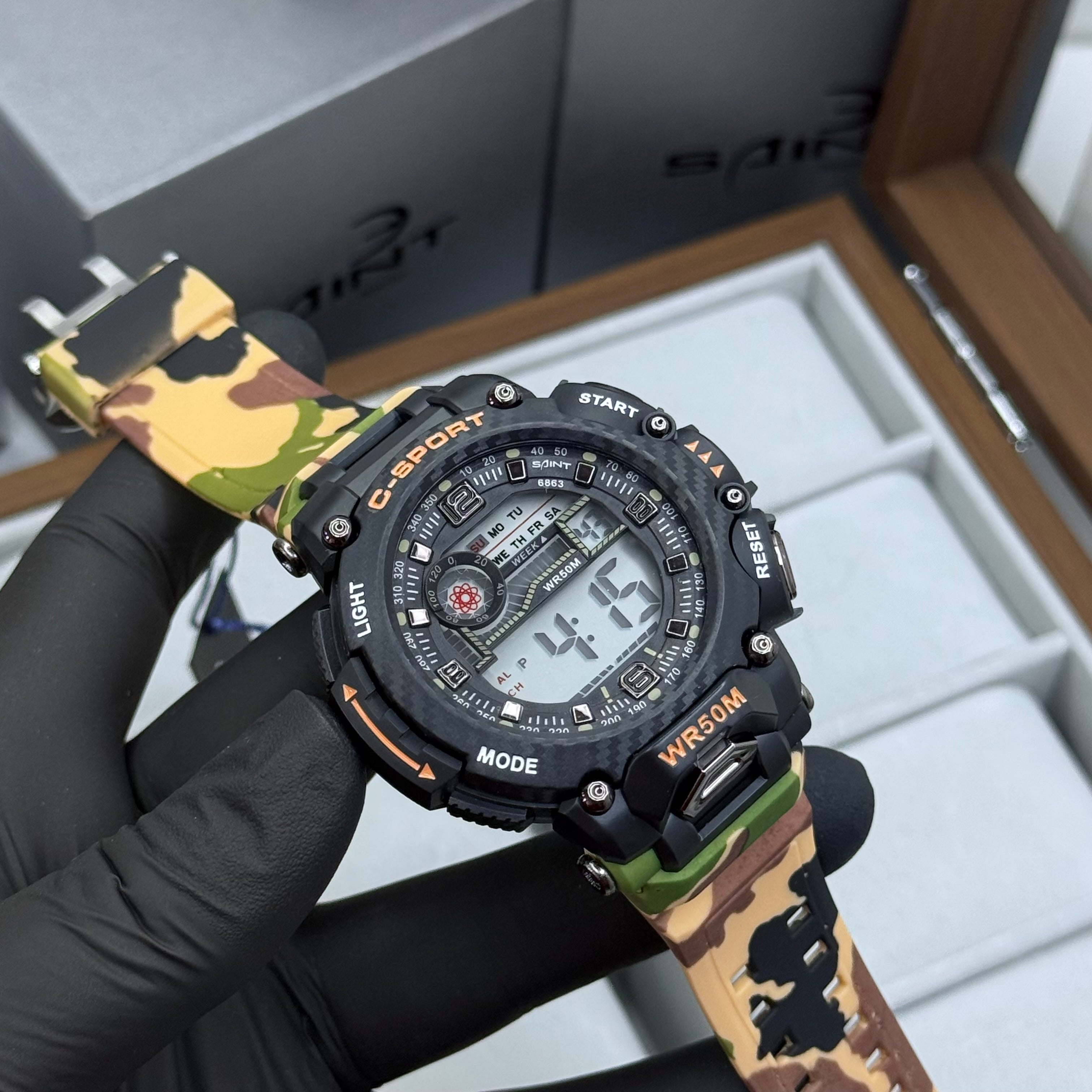 SAINT X G-SHOCK PARA SUMERGIBLE MILITAR HOMBRE REF WR50M-CVN