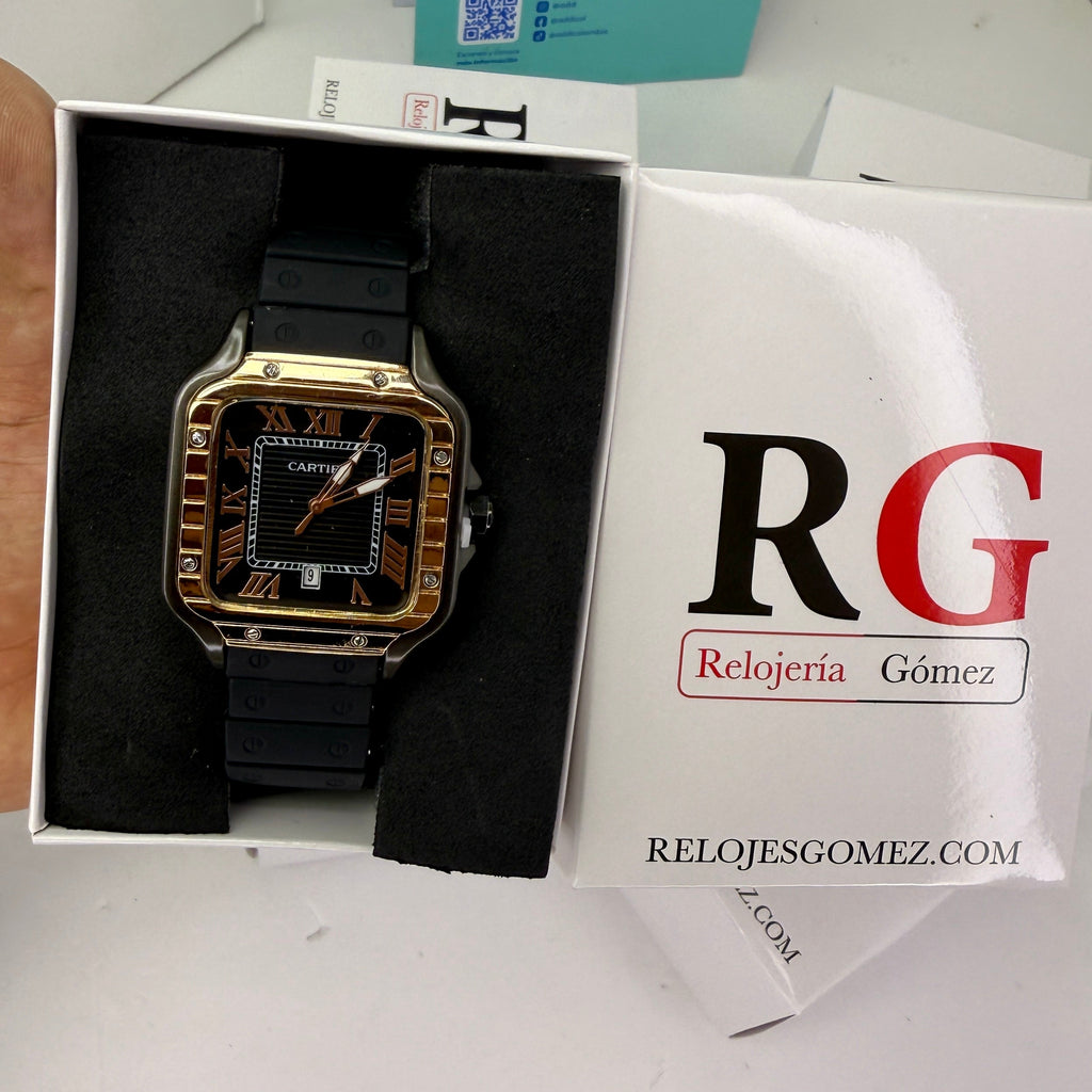 CARTIER DO´SANTOS GOMA PARA HOMBRE REF-NOR