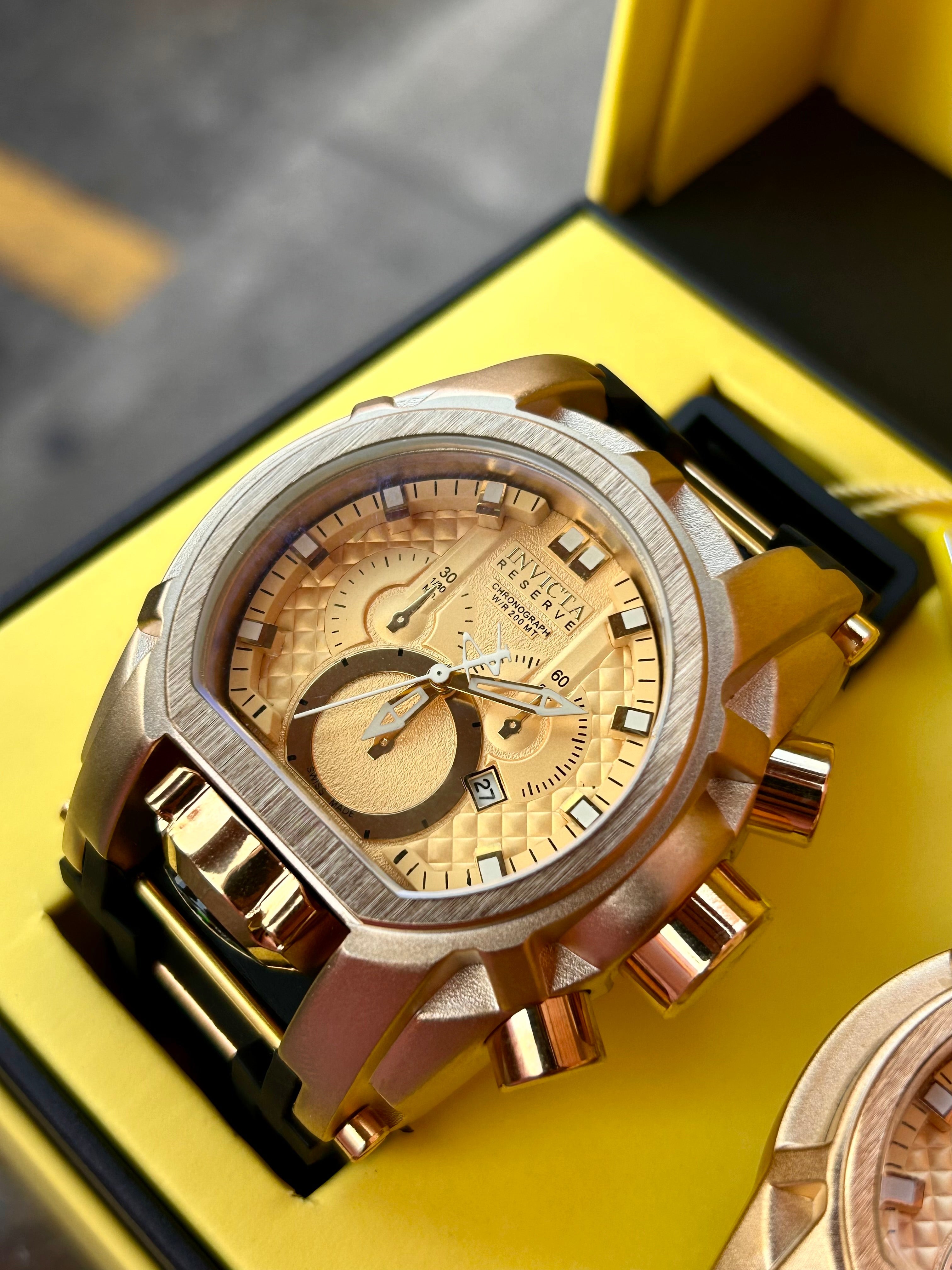 INVICTA BOLT GOMA UNISEX TAMAÑO 43MM REF-ND