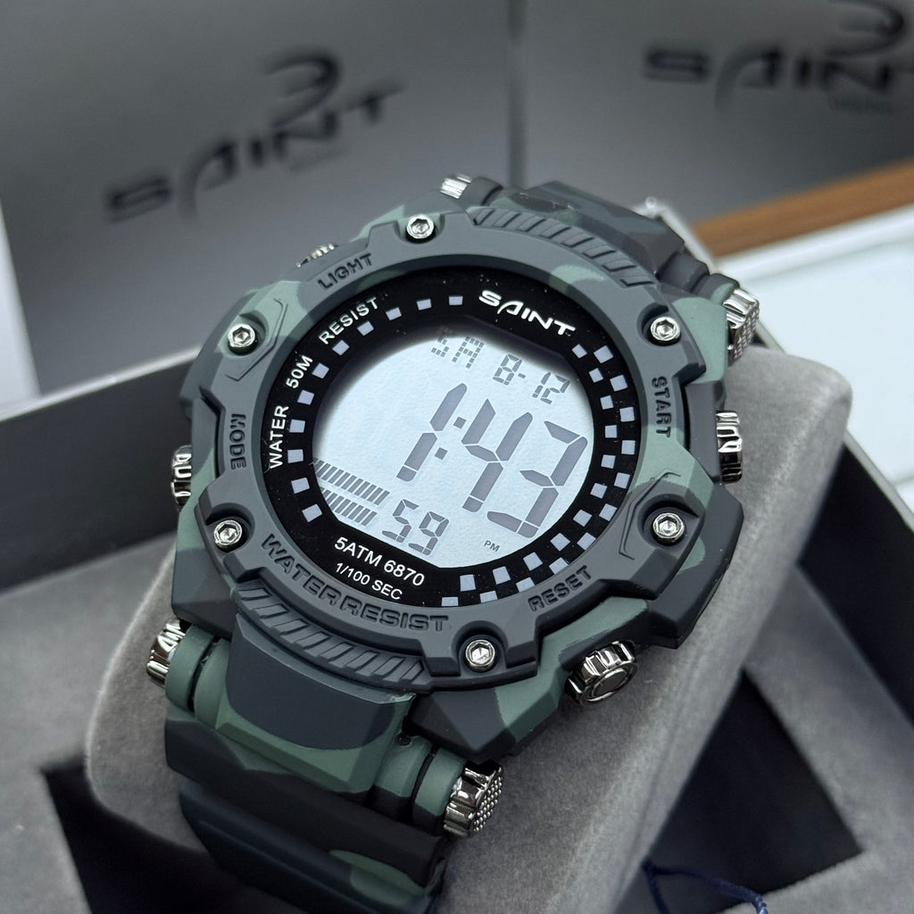 SAINT X G-SHOCK PARA SUMERGIBLE MILITAR HOMBRE REF-VGN