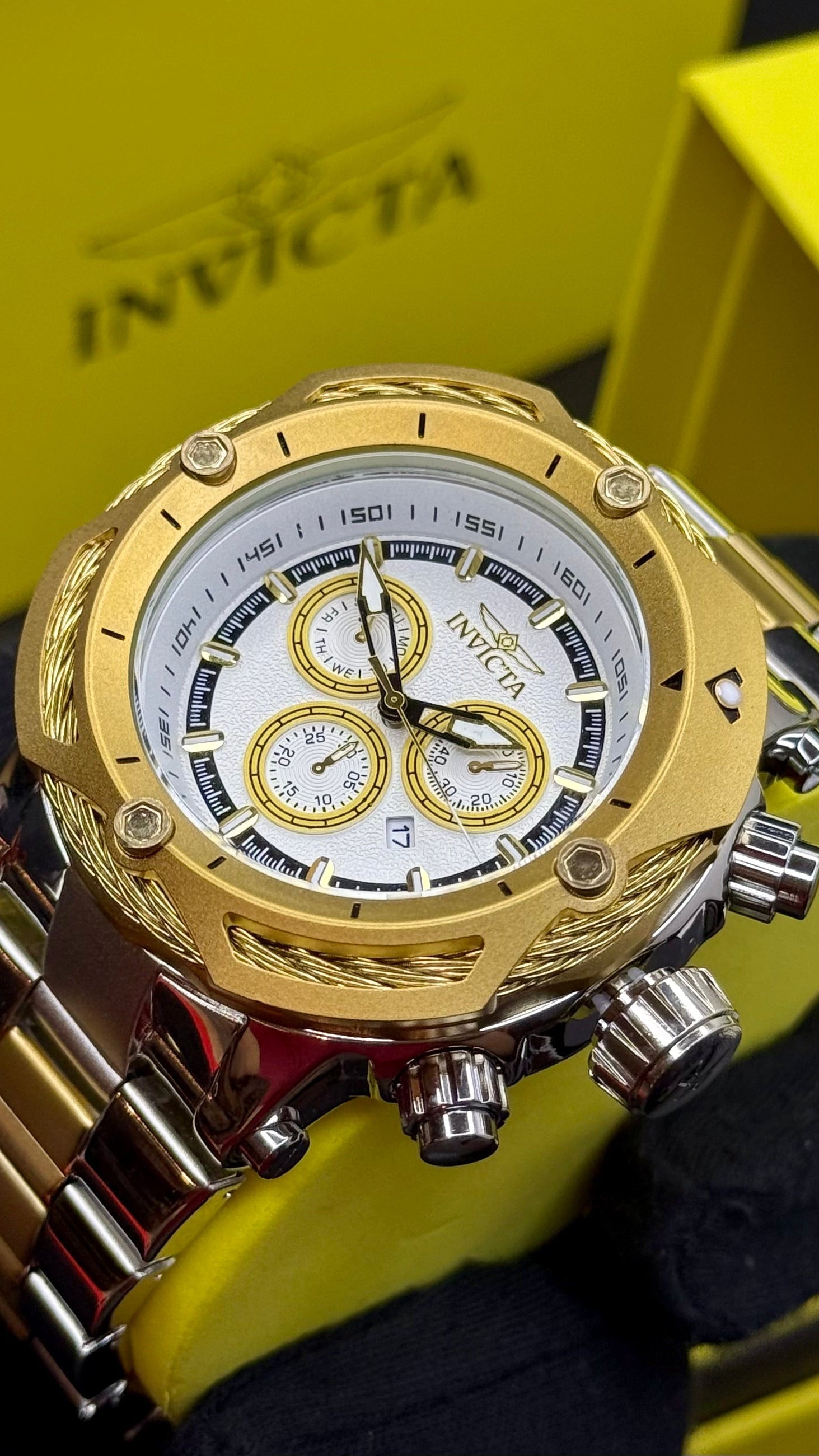 INVICTA BOLT RESERVE ACERO PARA HOMBRE REF-BB