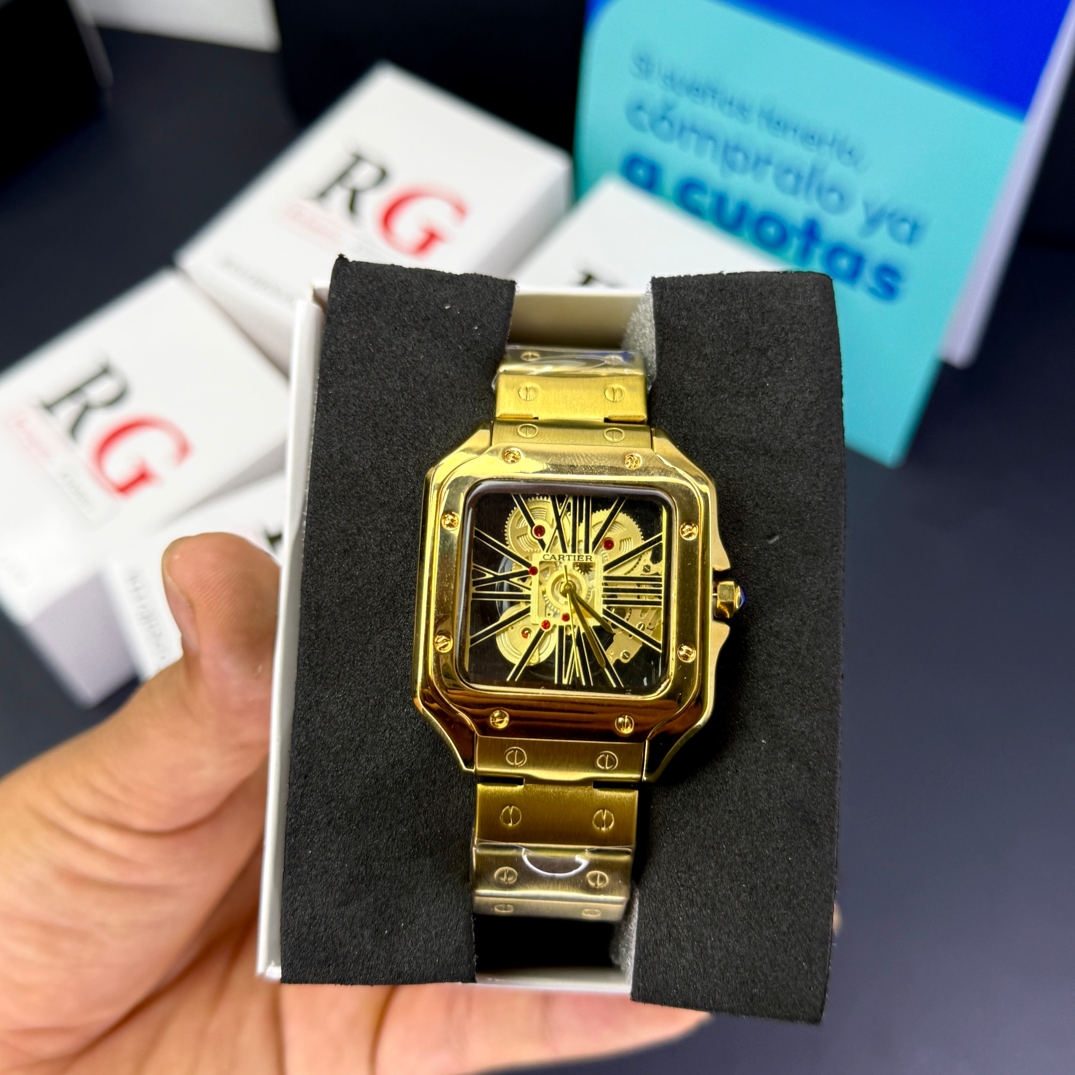 CARTIERSKELET ACERO PARA HOMBRE REF-D