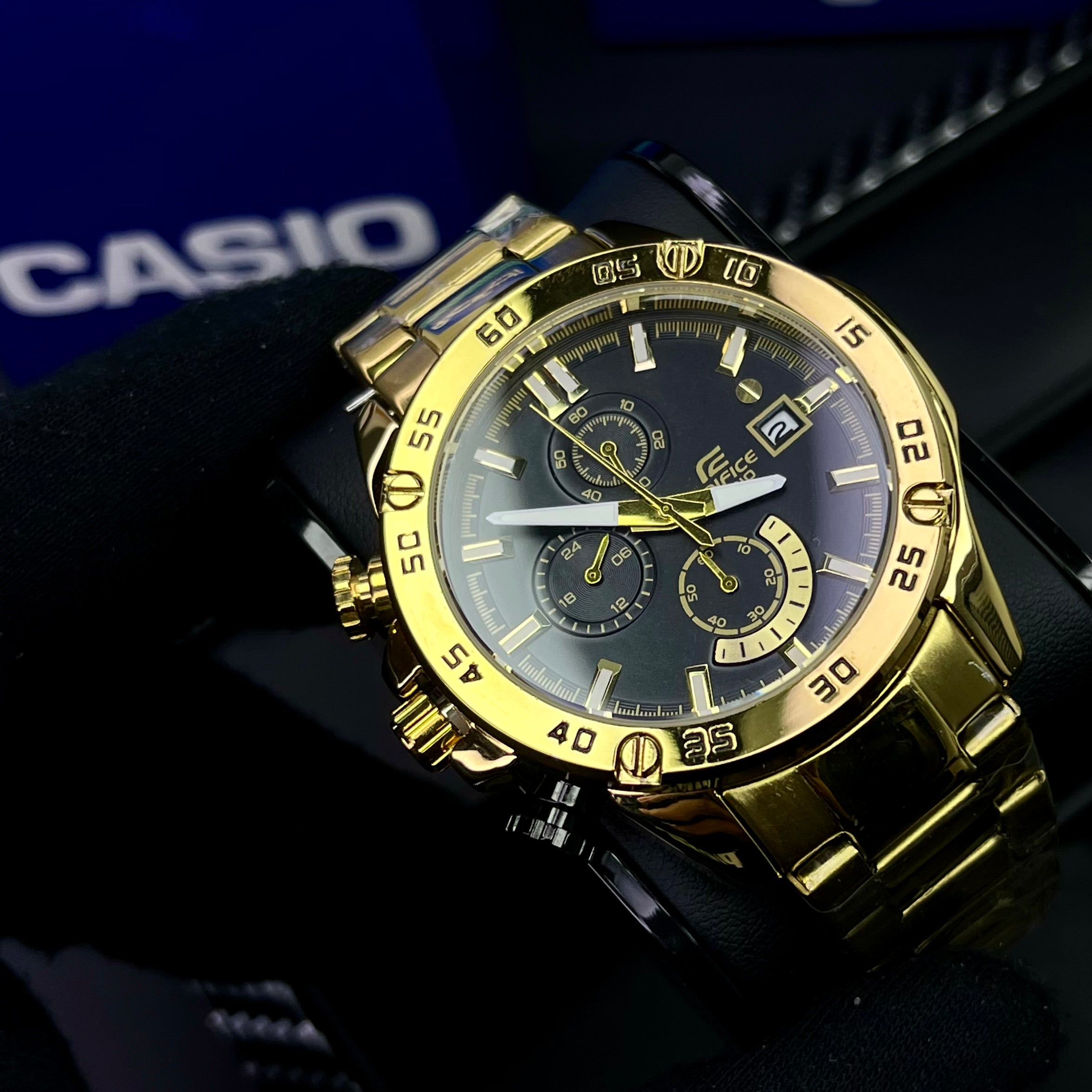 CASIO EDIFICE EFR 558  FUNCIONAL PARA HOMBRE REF-DN